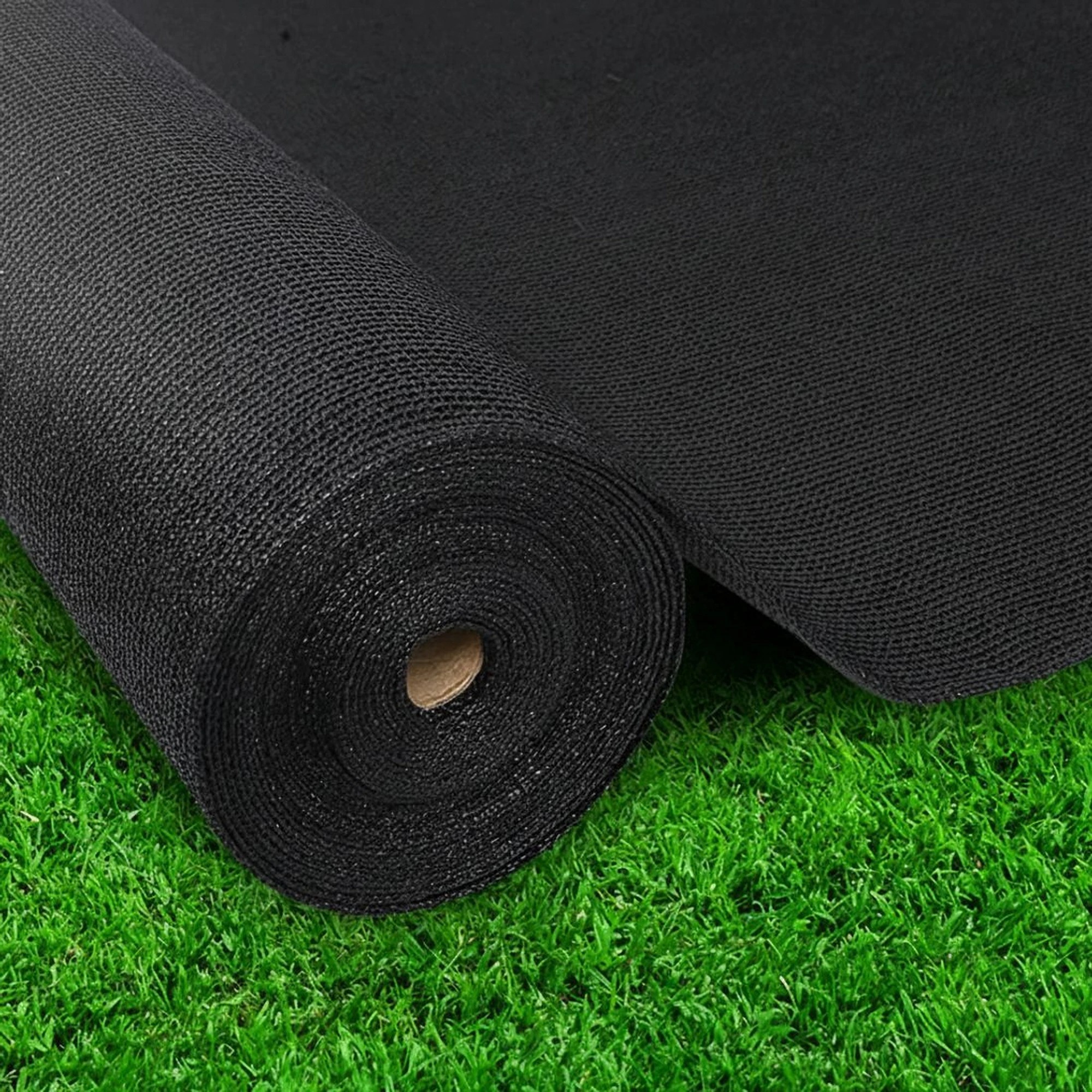 2 Instahut 90% Shade ClothShadecloth Sail Heavy Duty Garden Mesh Roll BK - Black, 2 of 8