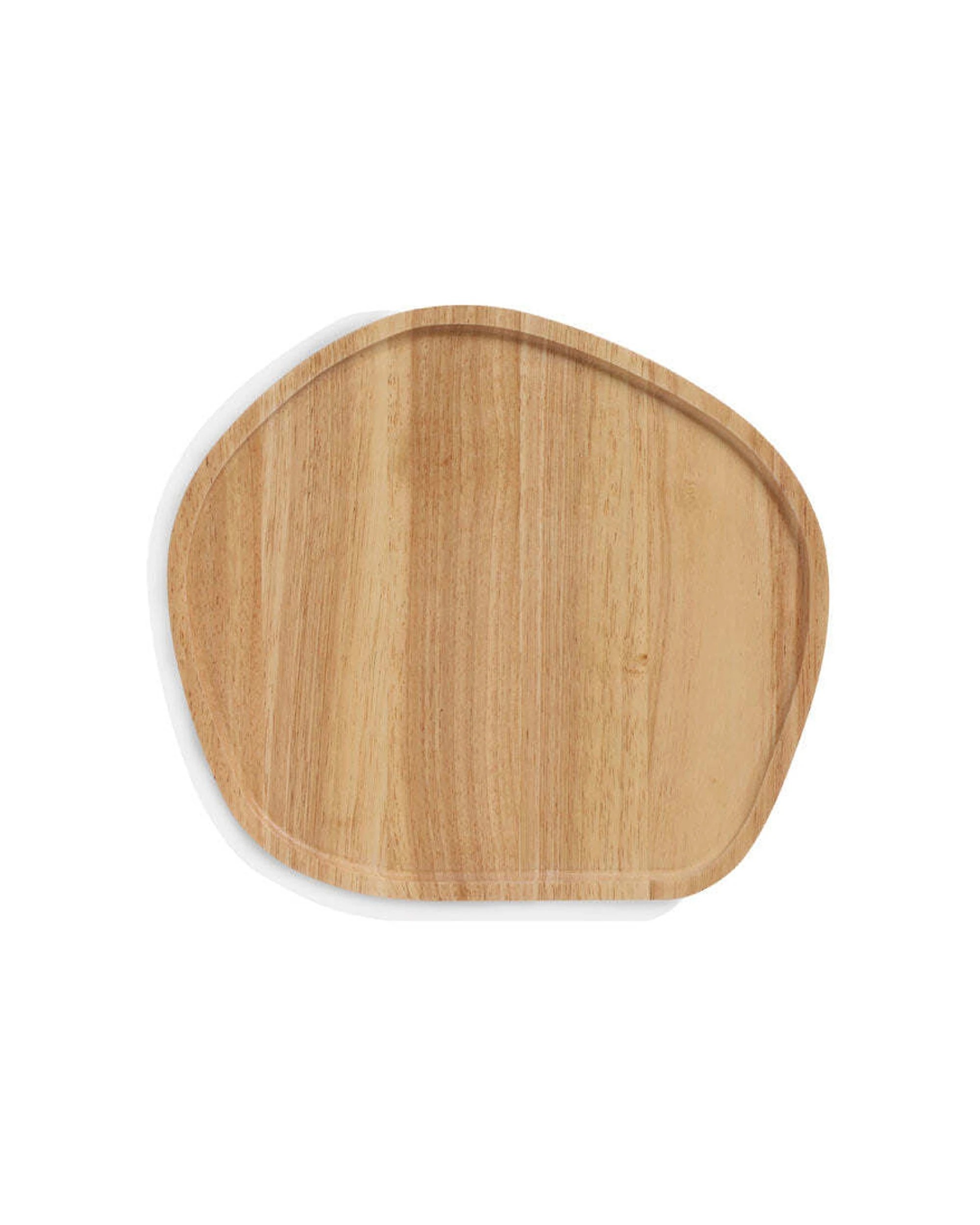 1 Stanley Rogers Rubberwood Platter Food Dessert Serving Plate Round Medium - Natural, 1 of 3