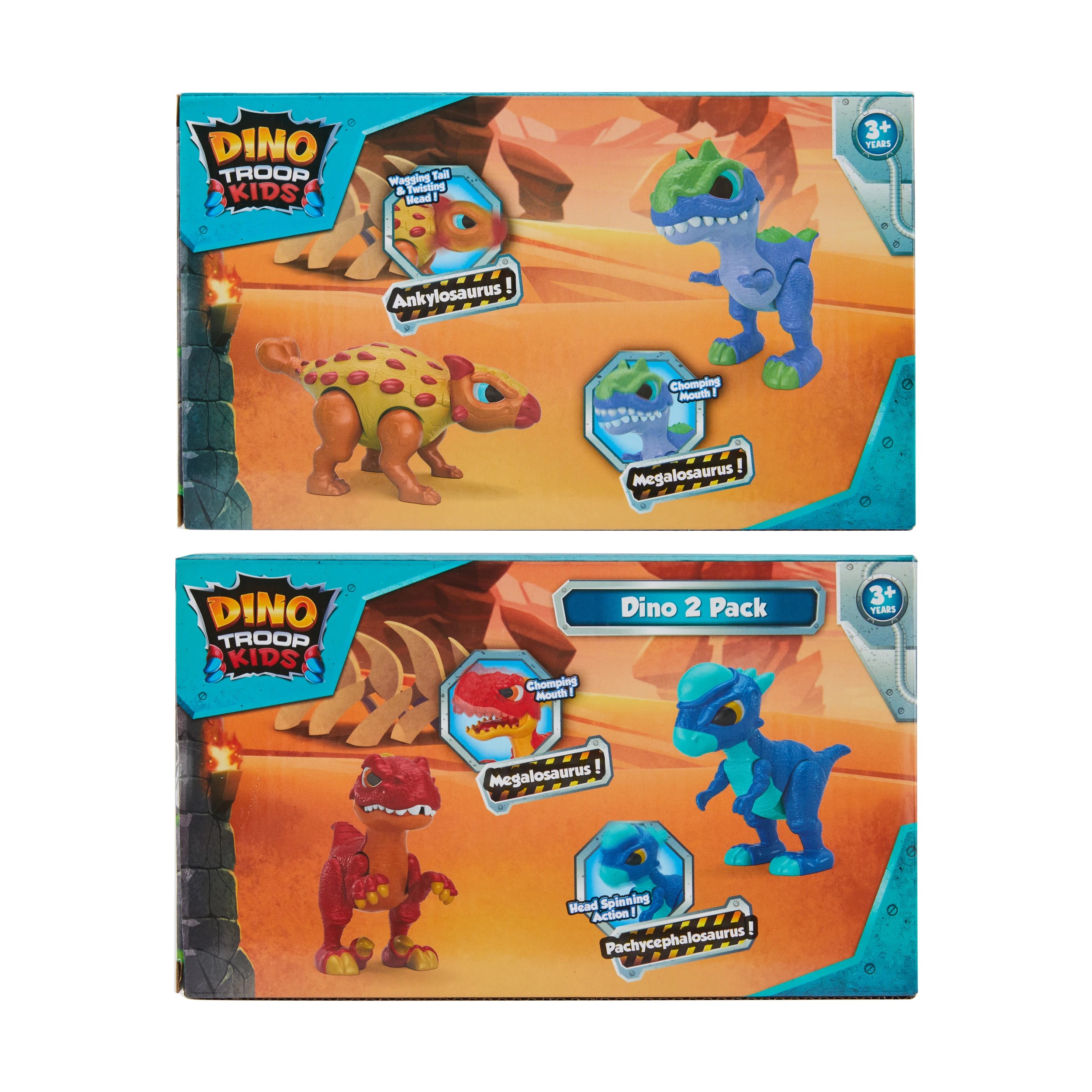 9 2 Pack Dino Troop Kids Playset - Assorted, 9 of 9