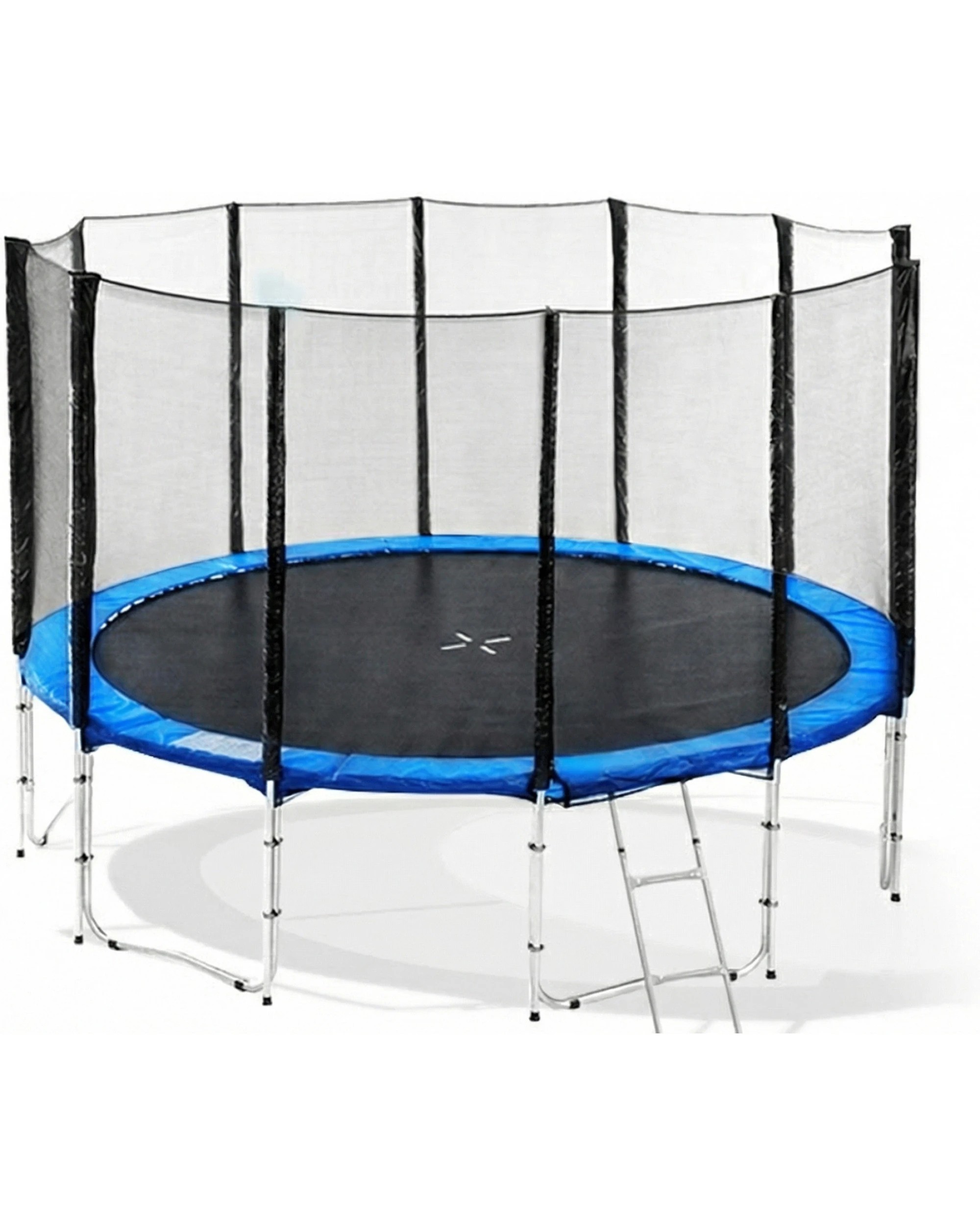 10 Kahuna Blizzard 14 ft Trampoline with Basketball Set - Green, 10 of 10