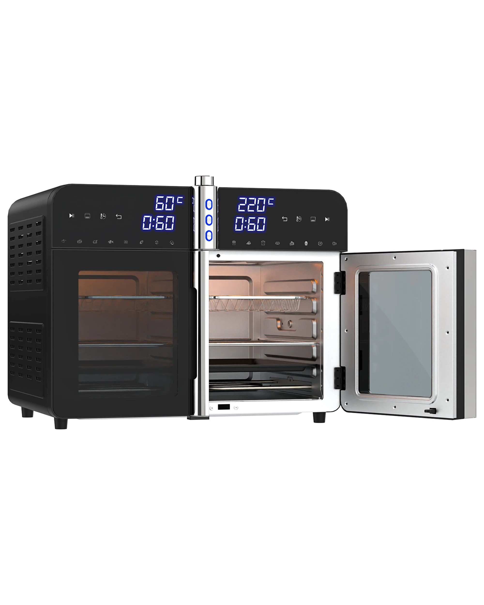 1 Advwin 40l Air Fryer Oven, 360° Toaster Rotary Convection Oven, 1 of 7
