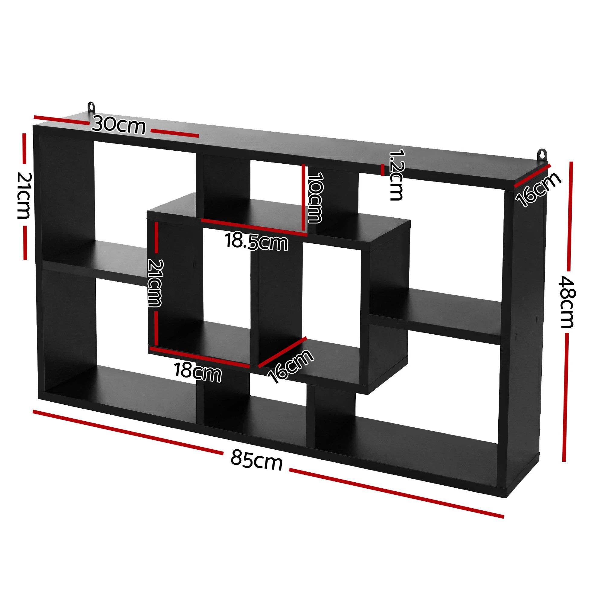 3 Artiss Floating Wall Shelves Bookshelf, 3 of 3