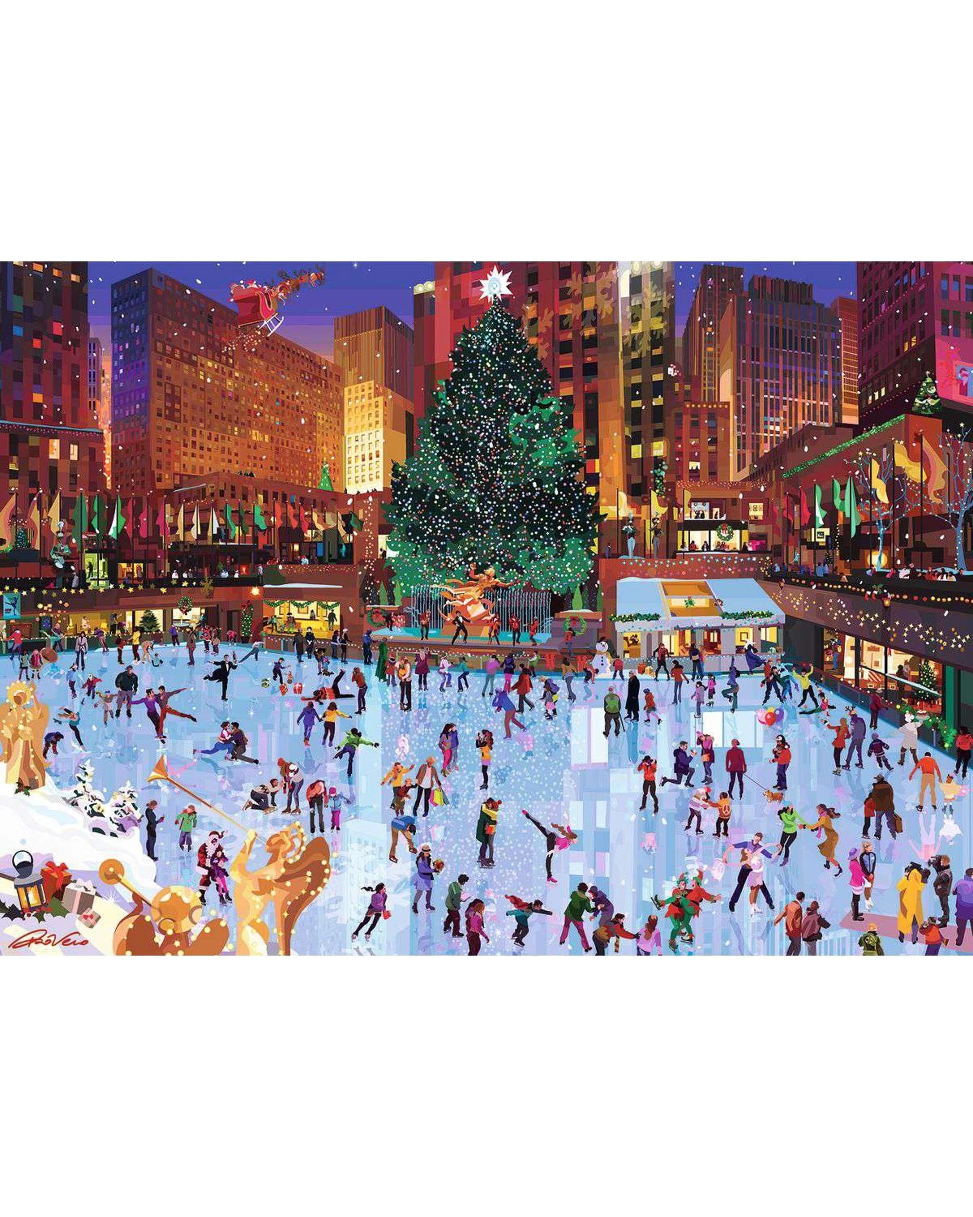 2 Ravensburger Rockefeller Centre Joy 1000 Piece Jigsaw Puzzle, 2 of 2