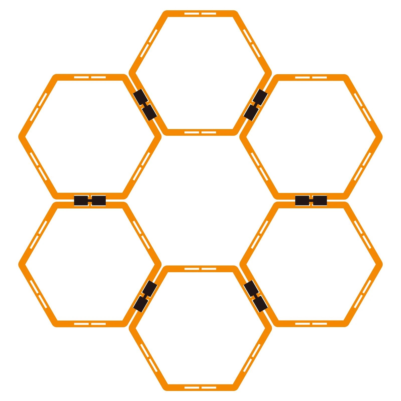 Ausway 12PC Portable Hex Agility Ring Set for Speed, Coordination ...
