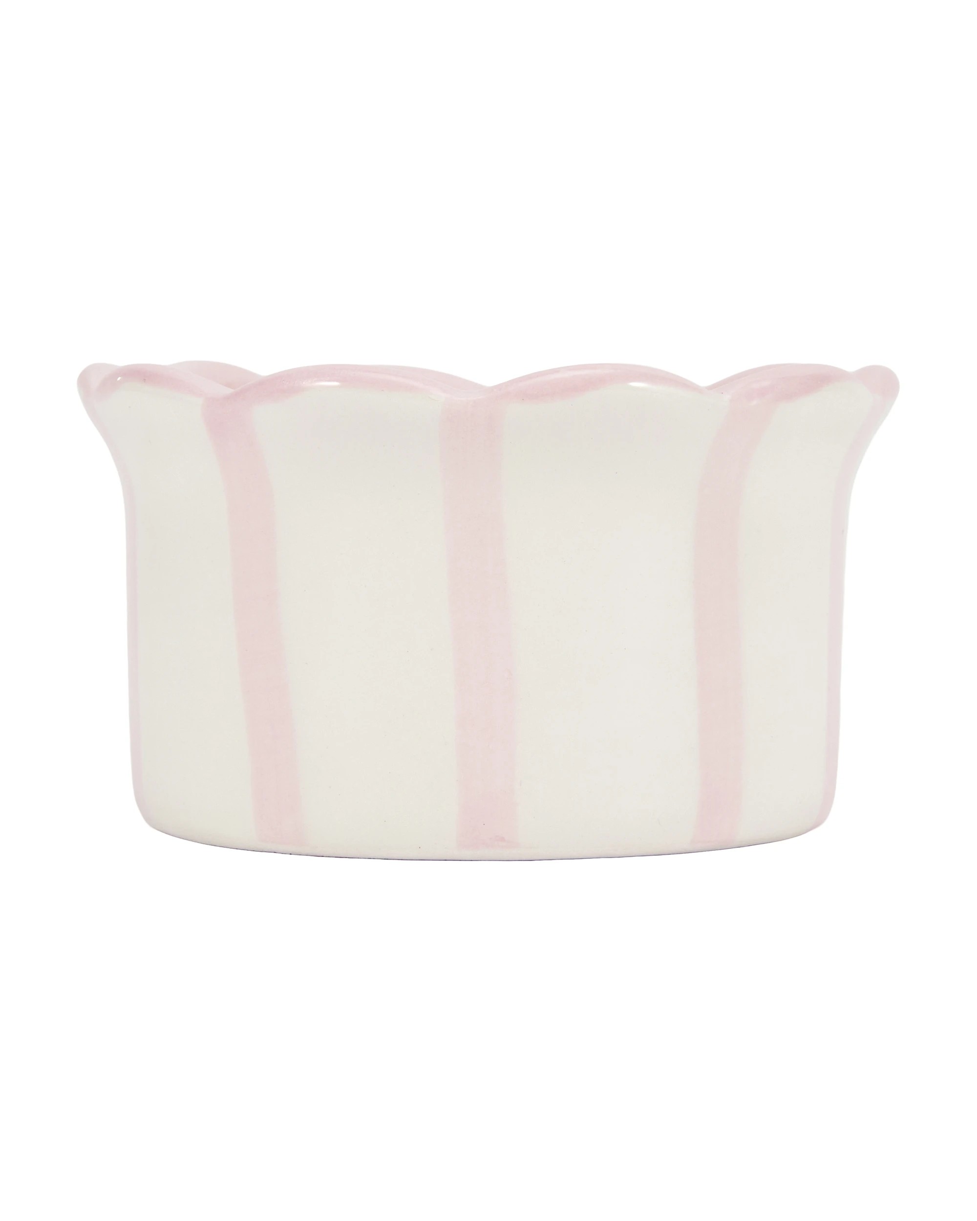1 Vanilla Haze Stripe Ceramic Candle, 1 of 5