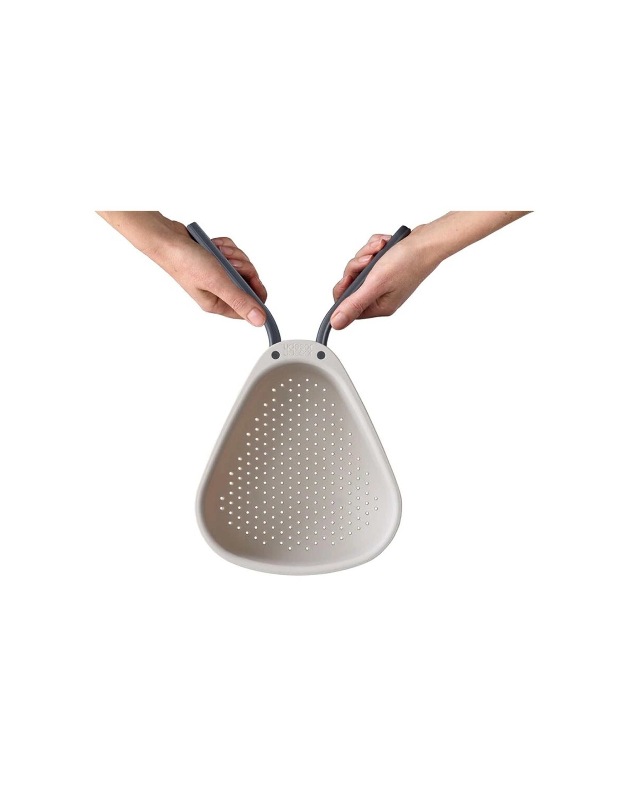 5 Joseph Joseph Droplet Large Kitchen Colander With Folding Handle Durable Kitchen Tool - Beige, 5 of 7