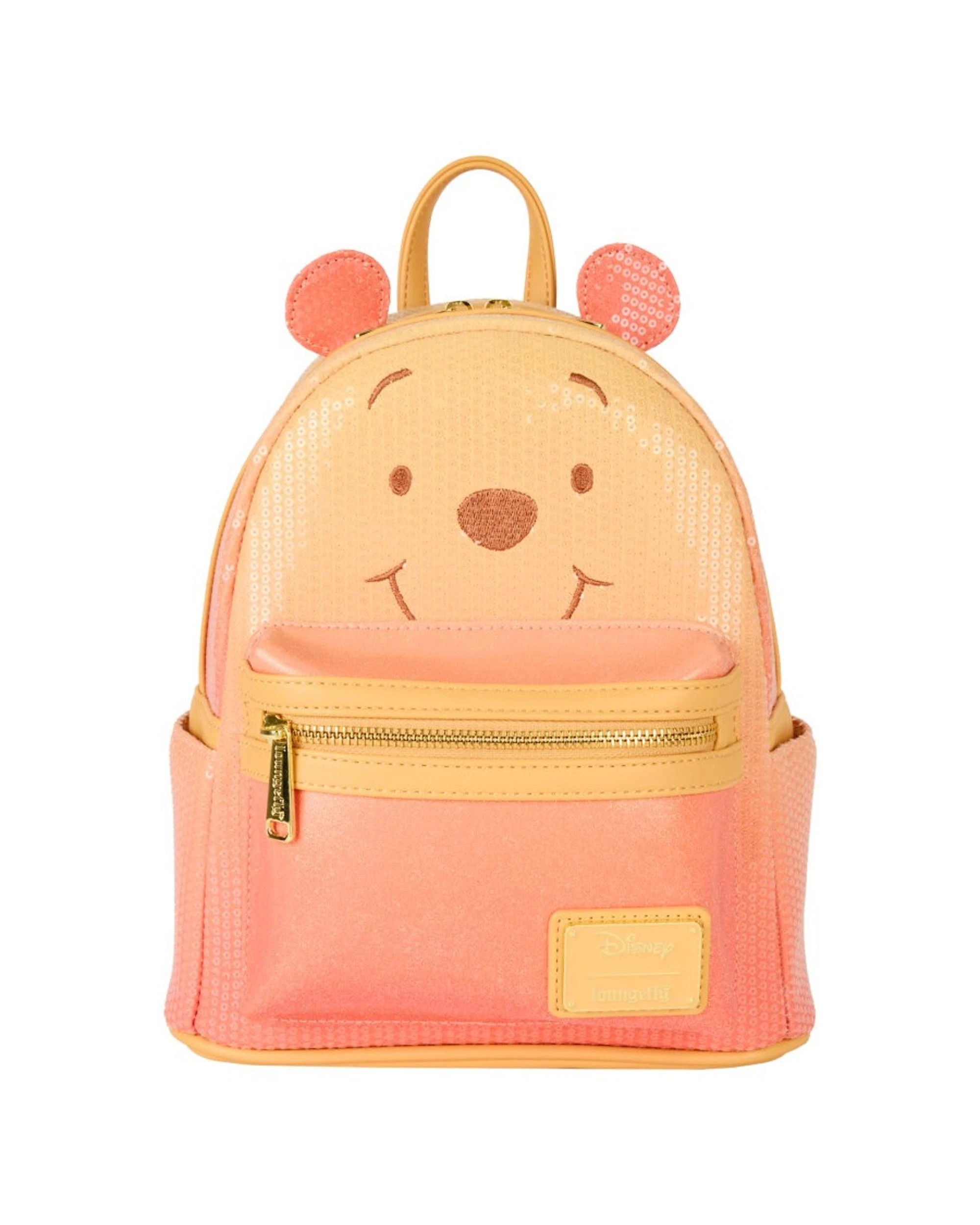 1 Loungefly Winnie the Pooh Sequin Glitter Mini Backpack, 1 of 4