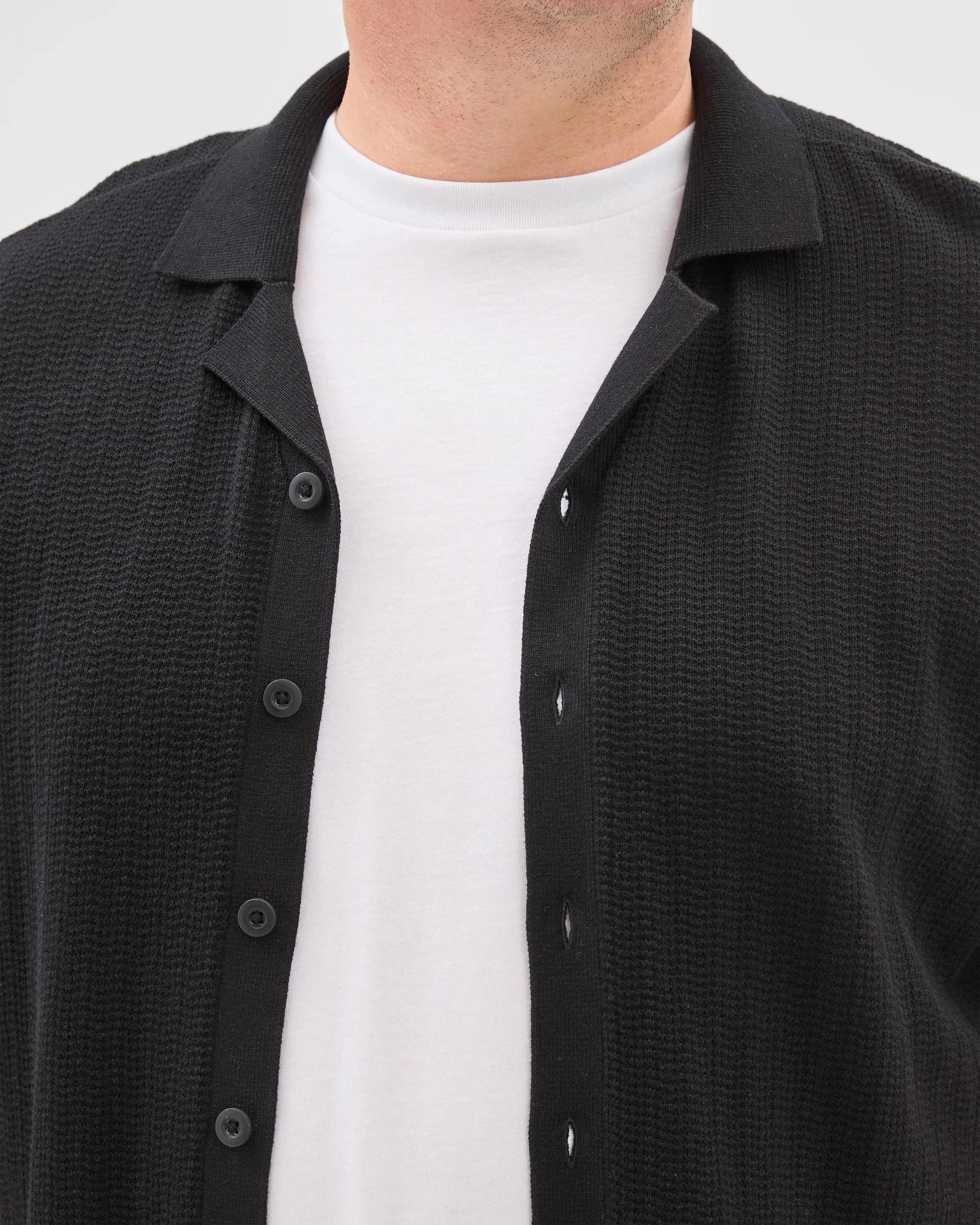 4 Target Plus Size Australian Cotton Knitted Shirt BLACK, 4 of 6