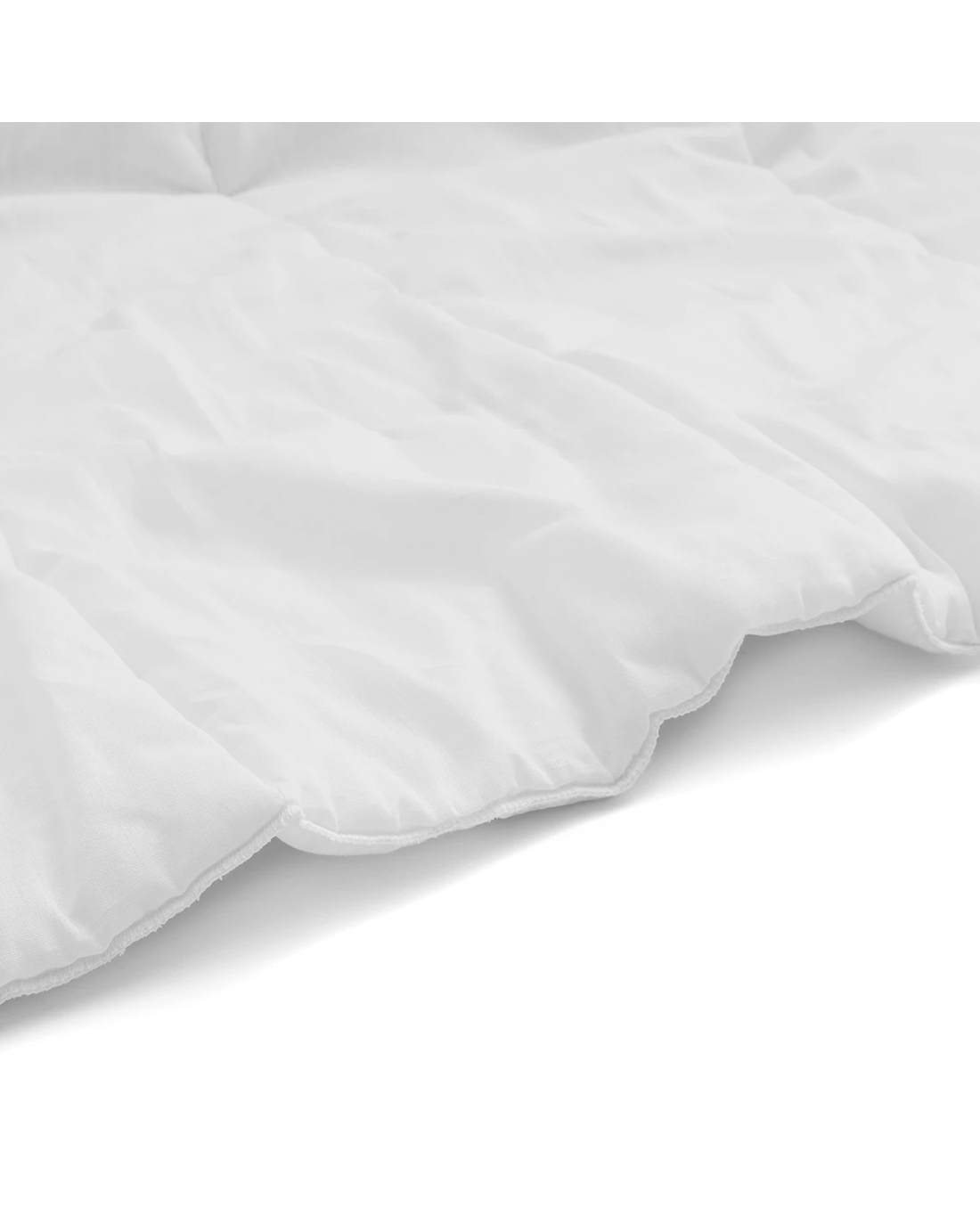 6 Medium Warmth All Seasons Quilt - King Bed, White, 6 of 6