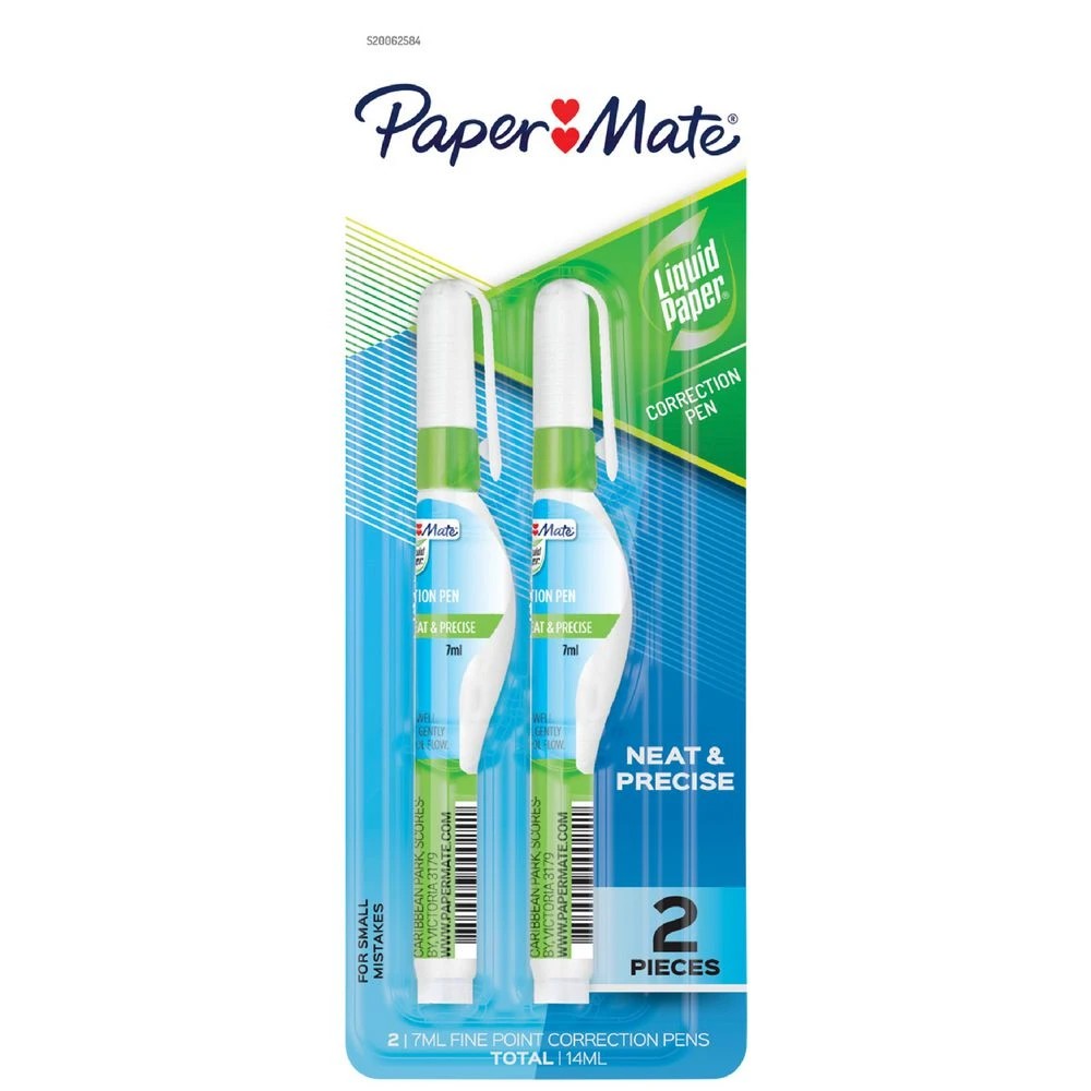 1 Liquid Paper Correction Pen 7mL 2 Pack, 1 of 1