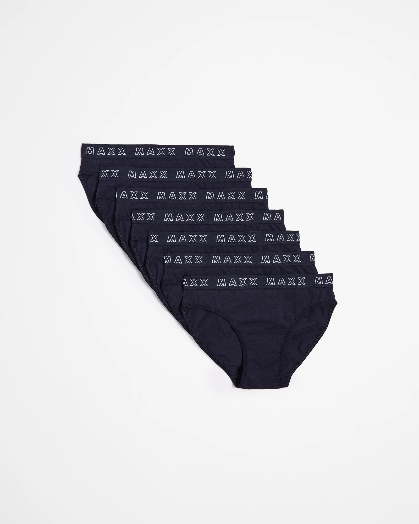 1 Girls Underwear Briefs 7 Pack - Maxx NAVY, 1 of 1