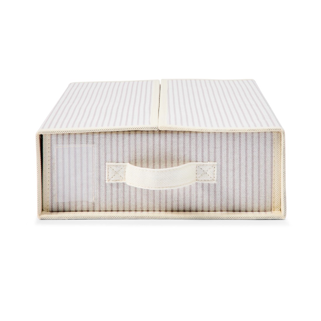 3 Linen Look Bed Linen Box - Stripe, 3 of 10