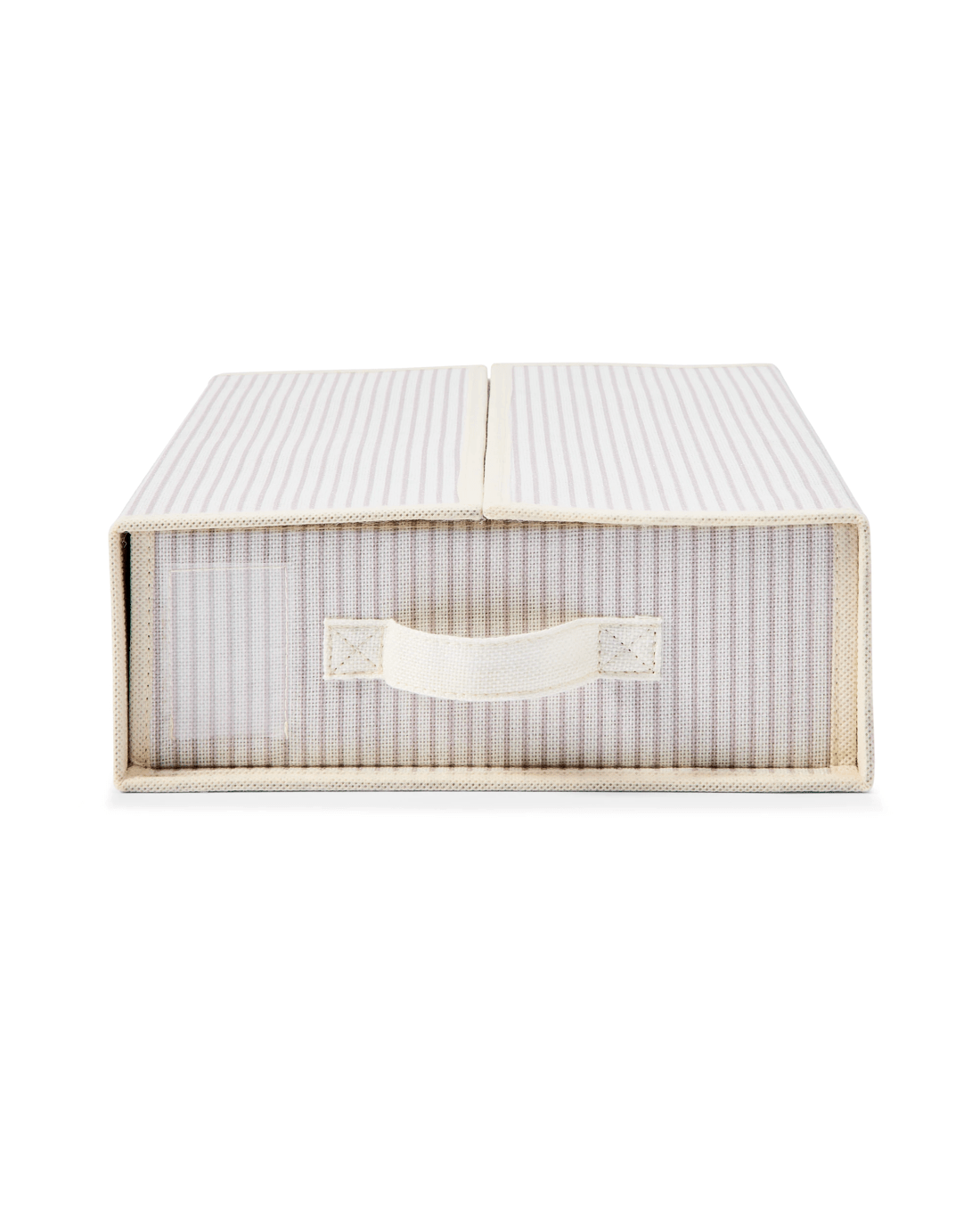 3 Linen Look Bed Linen Box - Stripe, 3 of 10