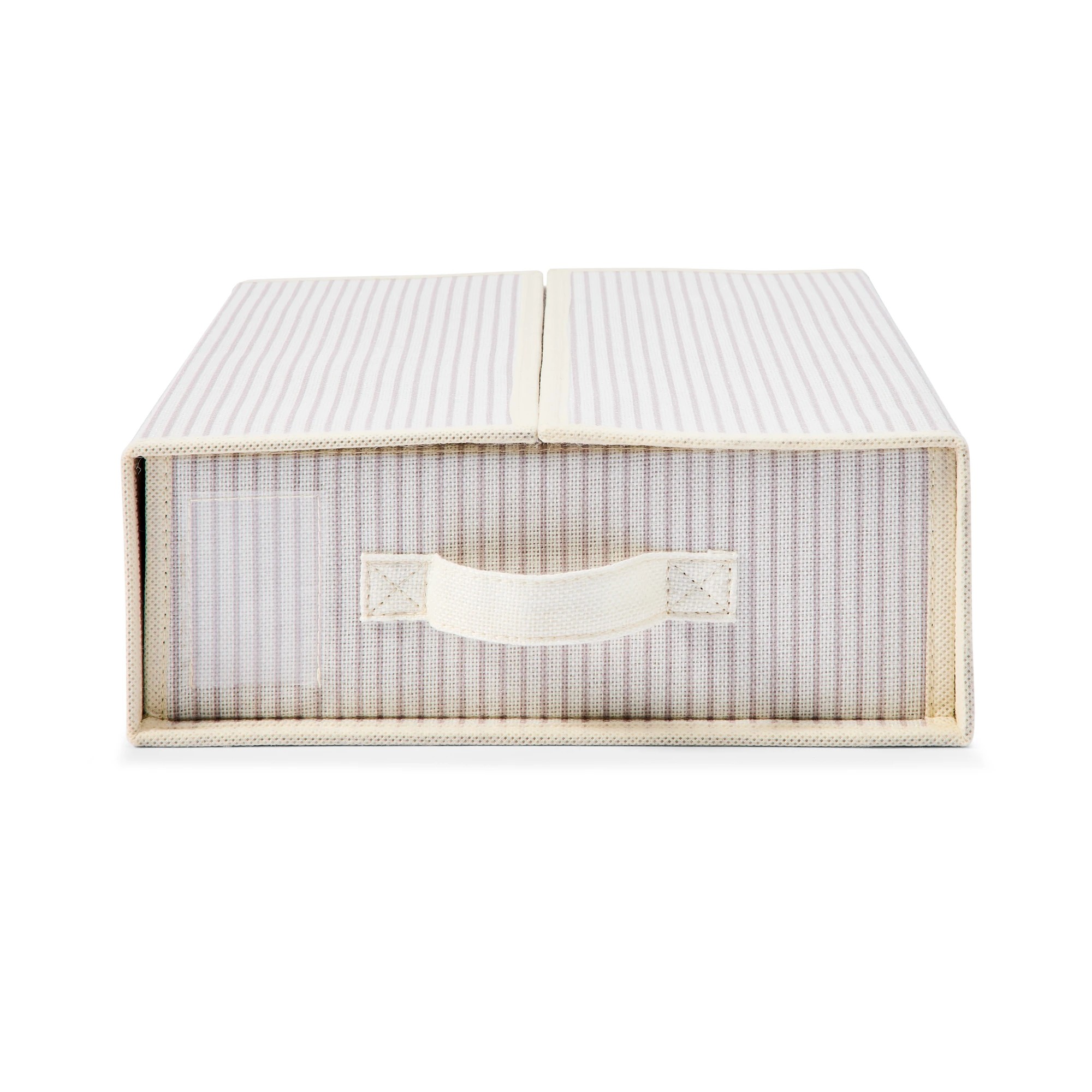 3 Linen Look Bed Linen Box - Stripe, 3 of 10