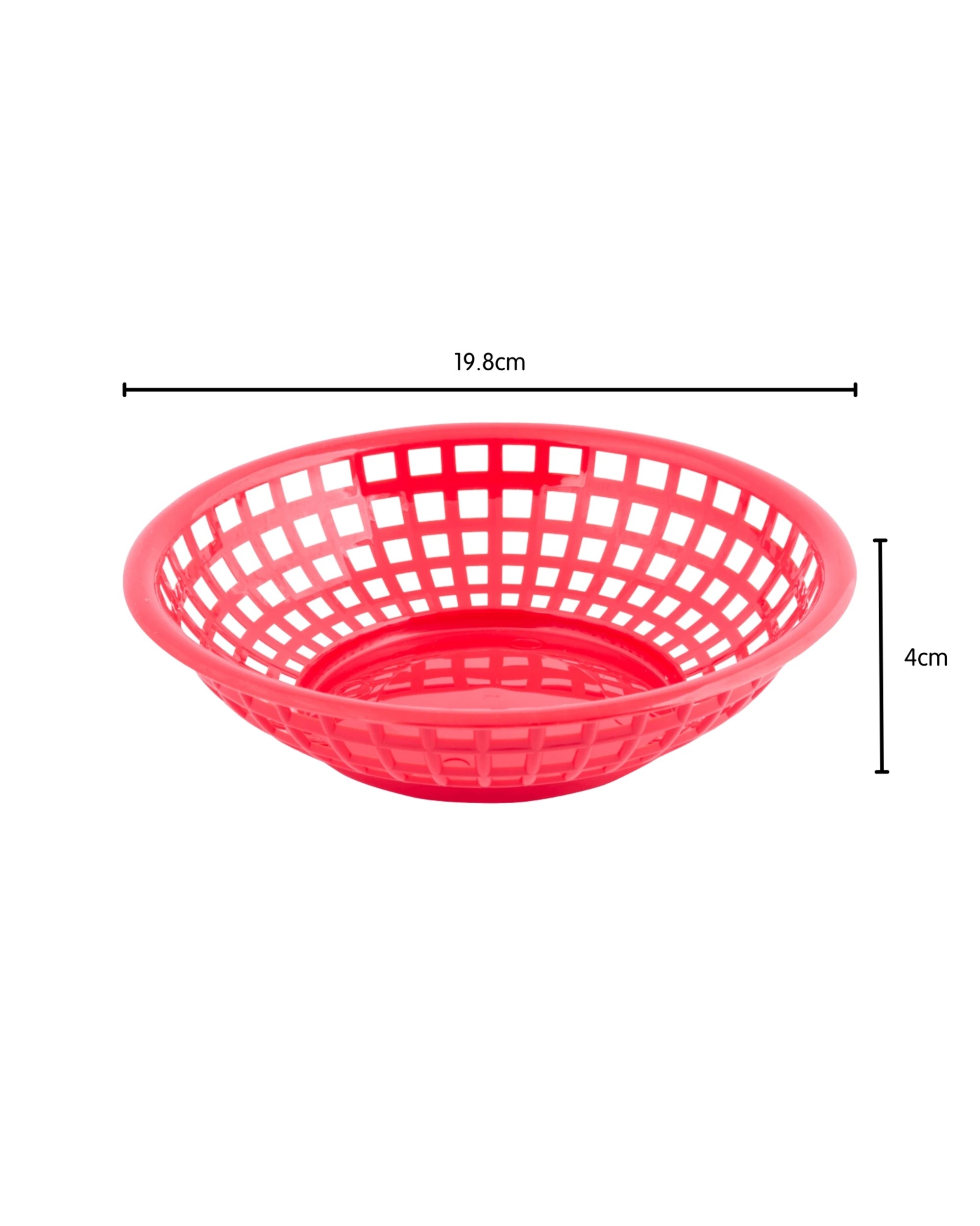 2 Durmaz Round Plastic Snack Baskets Pack of 3 - Multi, 2 of 3