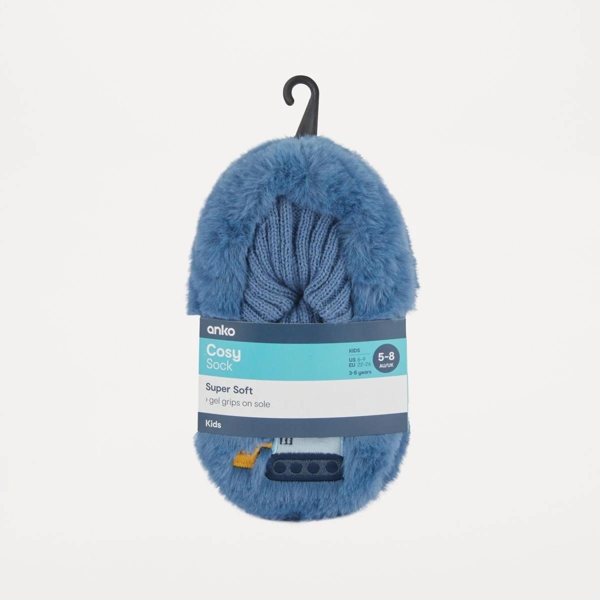 3 Cosy Socks Blu Dig, 3 of 3