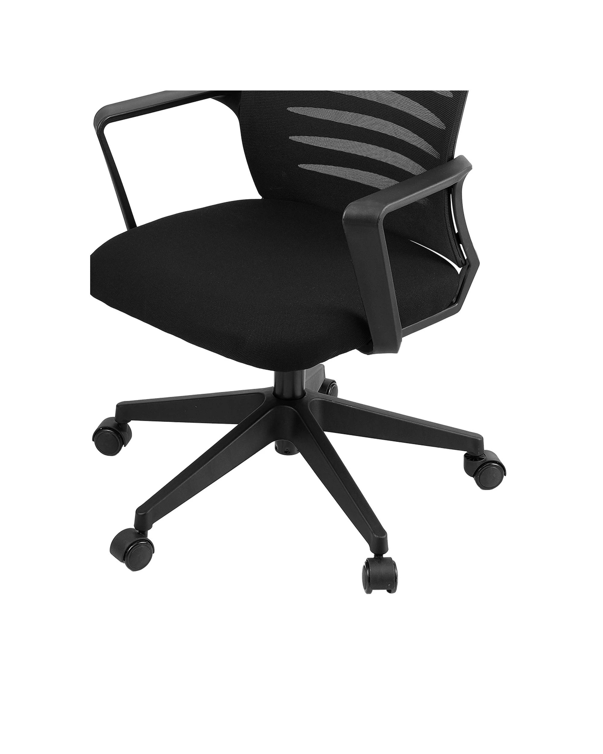 7 Artiss Ergonomic Office Chair Mesh Computer Desk Chairs with Lumbar Support - Black, 7 of 7