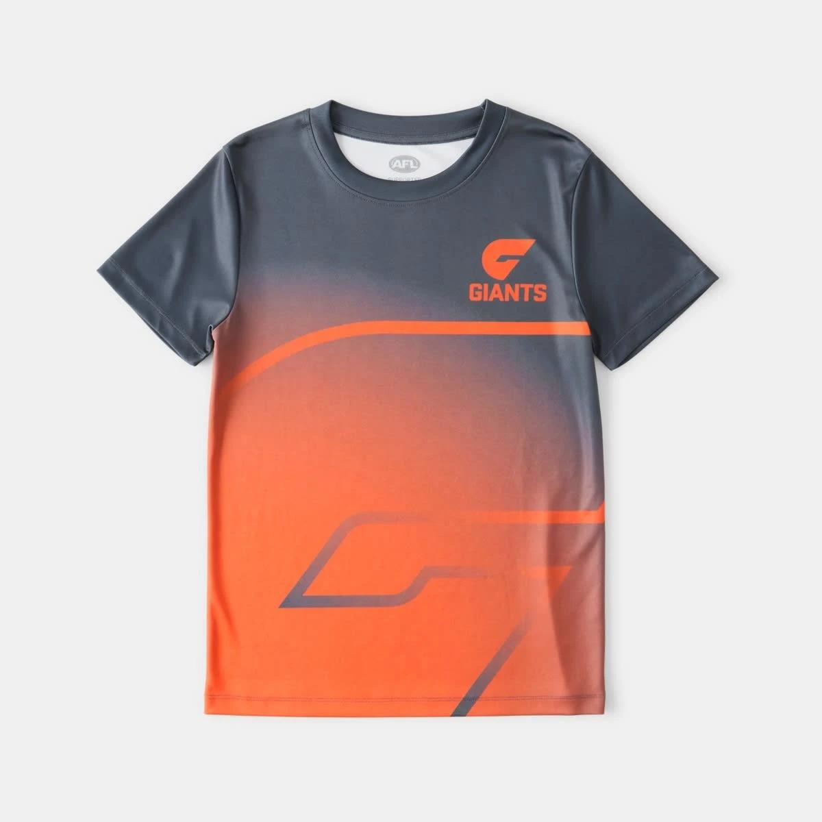 9 Official AFL Kids Training T-shirt Gws Giants, 9 of 10