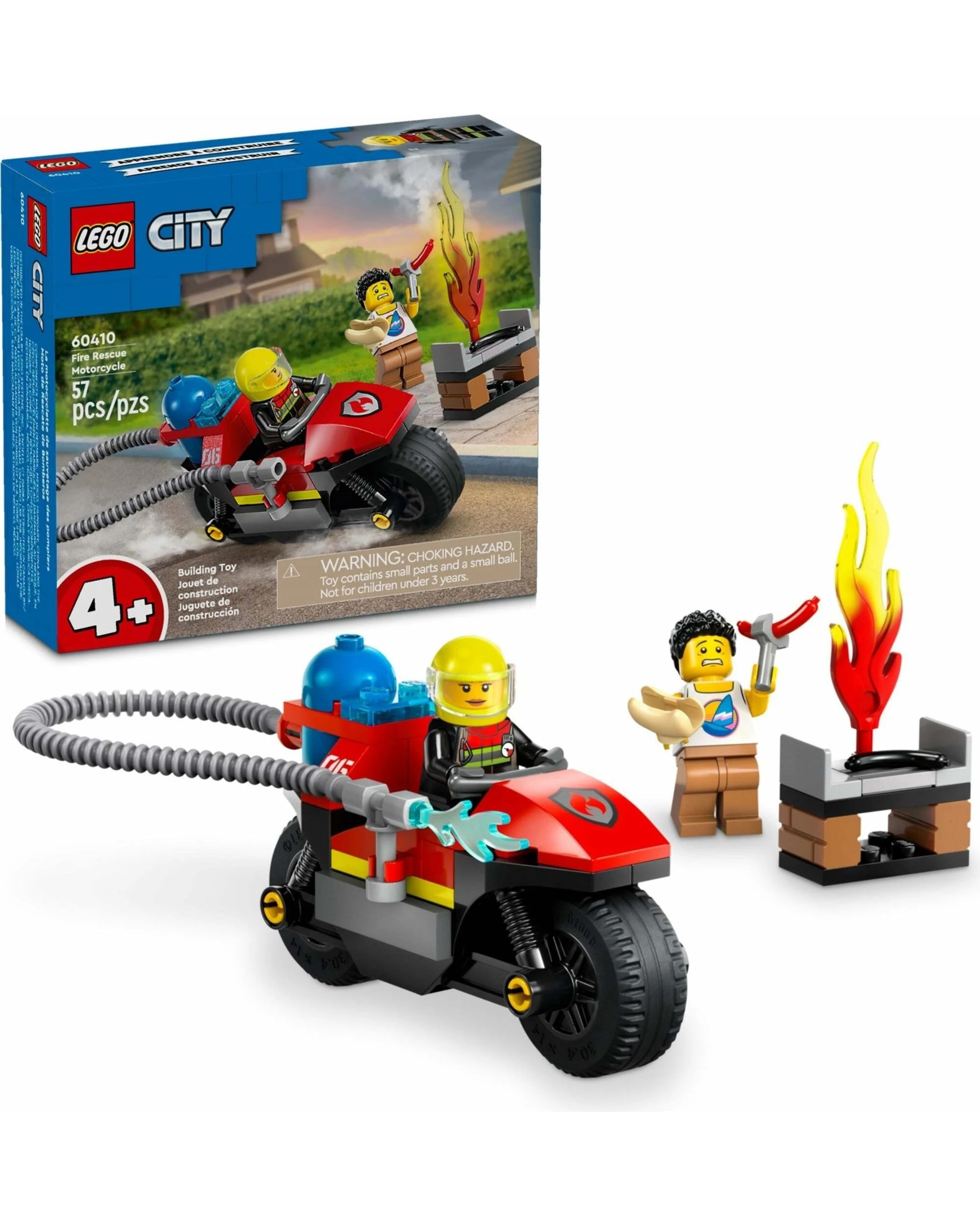 1 LEGO City Fire Rescue Motorcycle 60410, 1 of 5