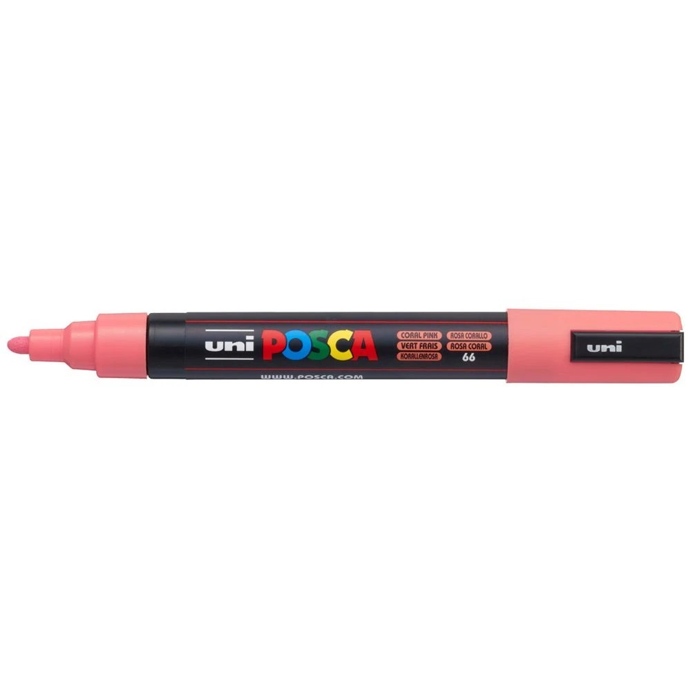 1 POSCA PC 5M Paint Marker Coral Pink, 1 of 9
