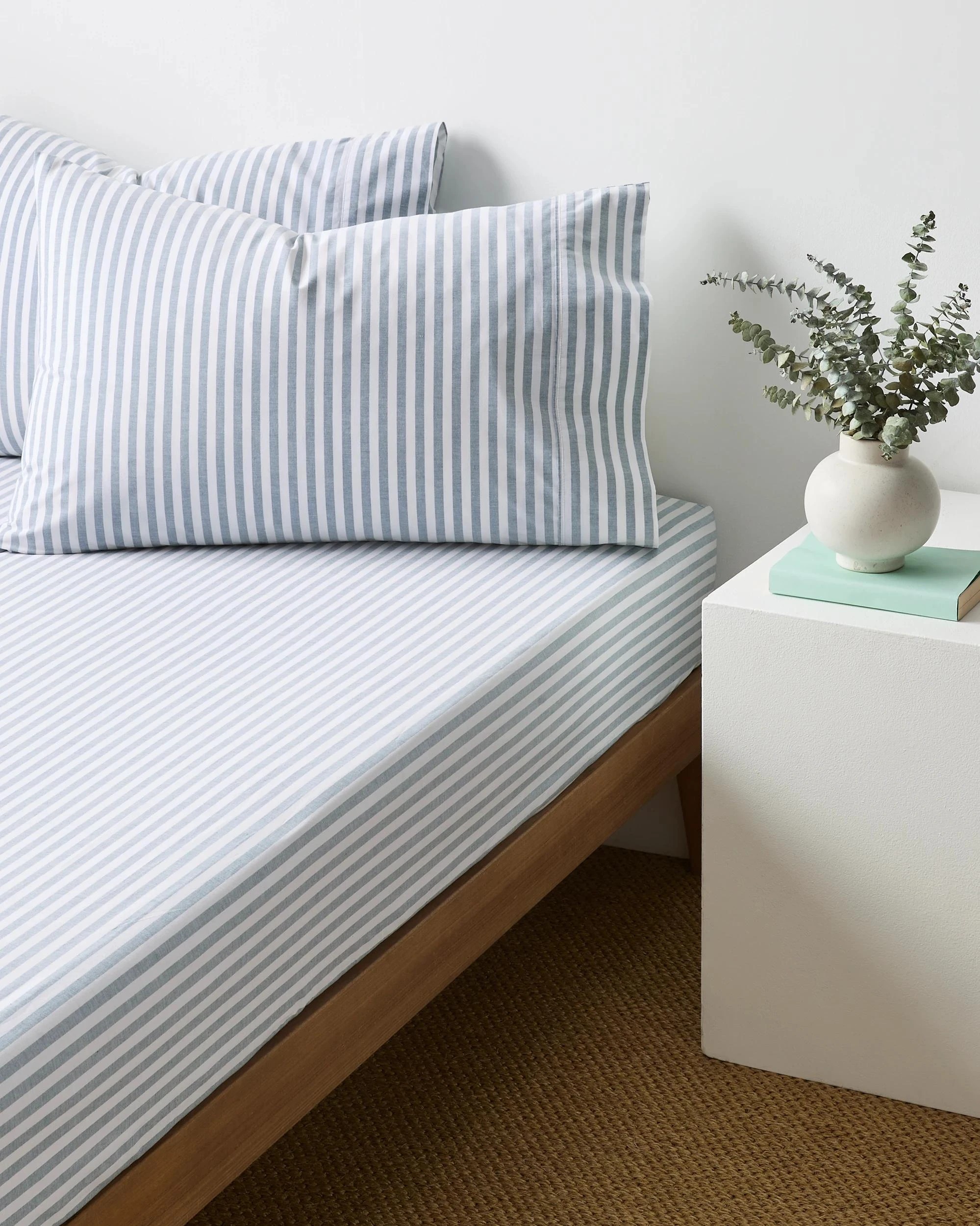 1 Target Australian Cotton Mix & Match Pillowcases 2 Pack - Queen Bed - Green, 1 of 2