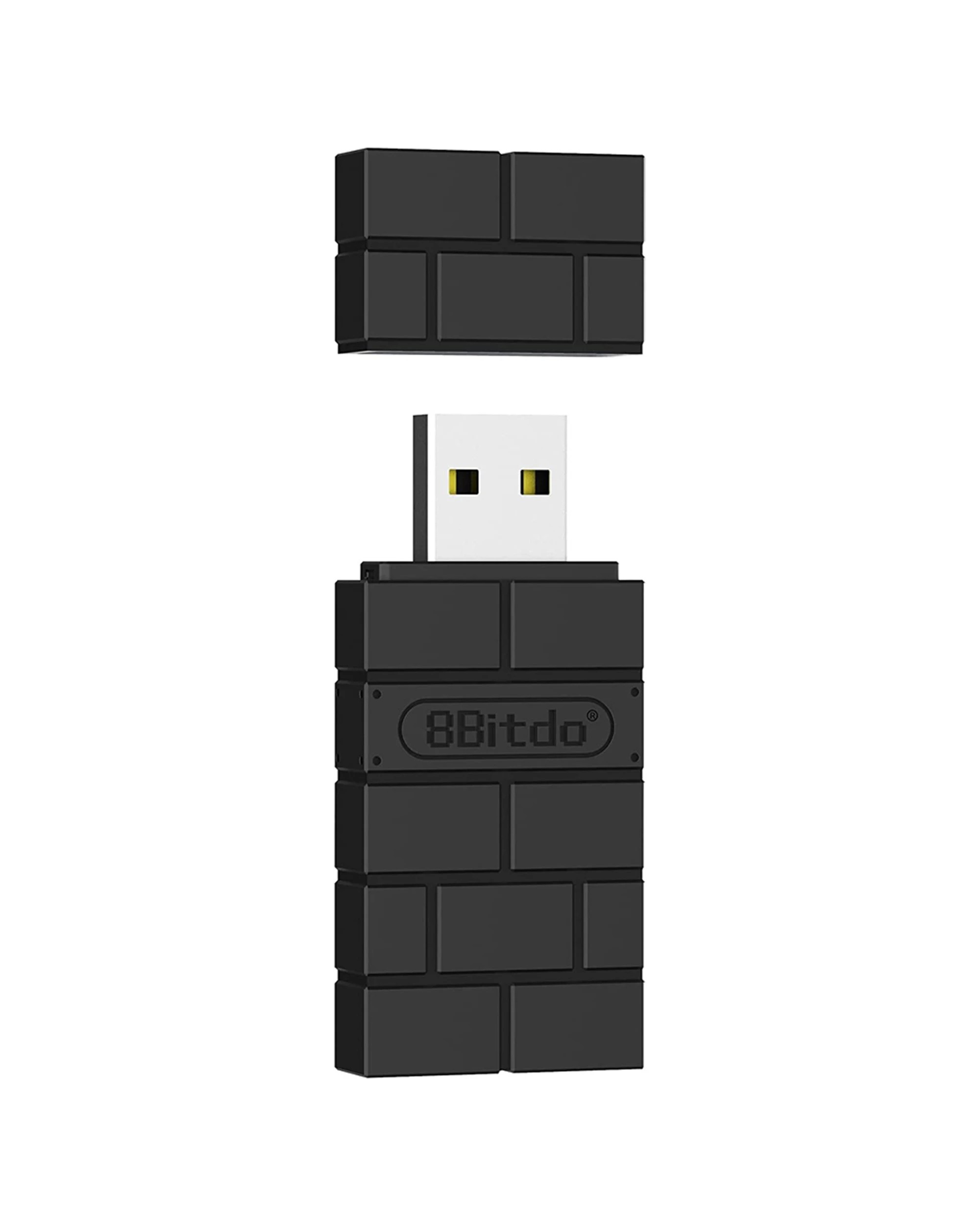 1 8bitdo Usb Wireless Adapter 2 Universal Controller Adapter Xbox Ps5 Black - Black, 1 of 4