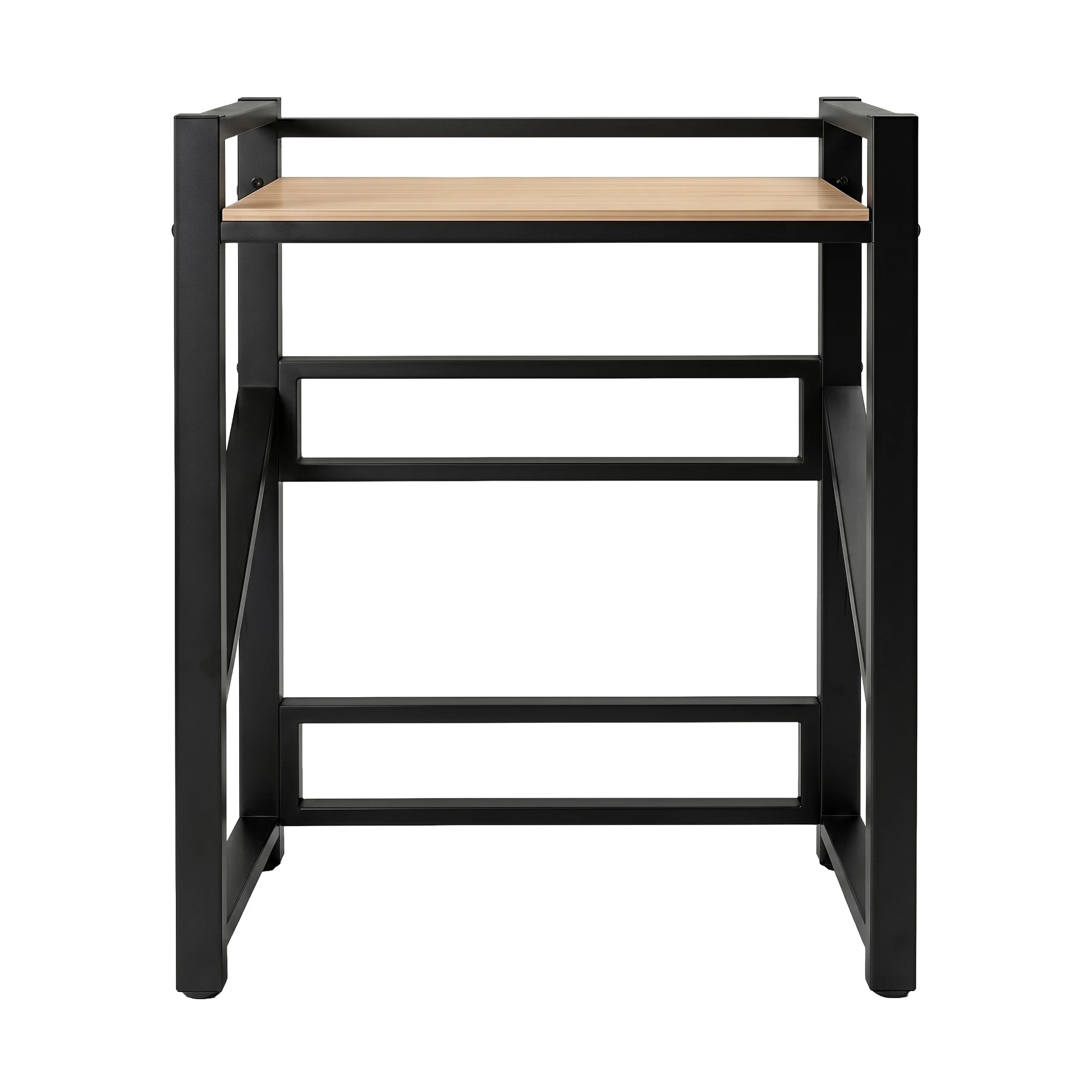 4 Artiss Over Washing Machine Rack Laundry Shelf Space Saver 75cm - Black, 4 of 9