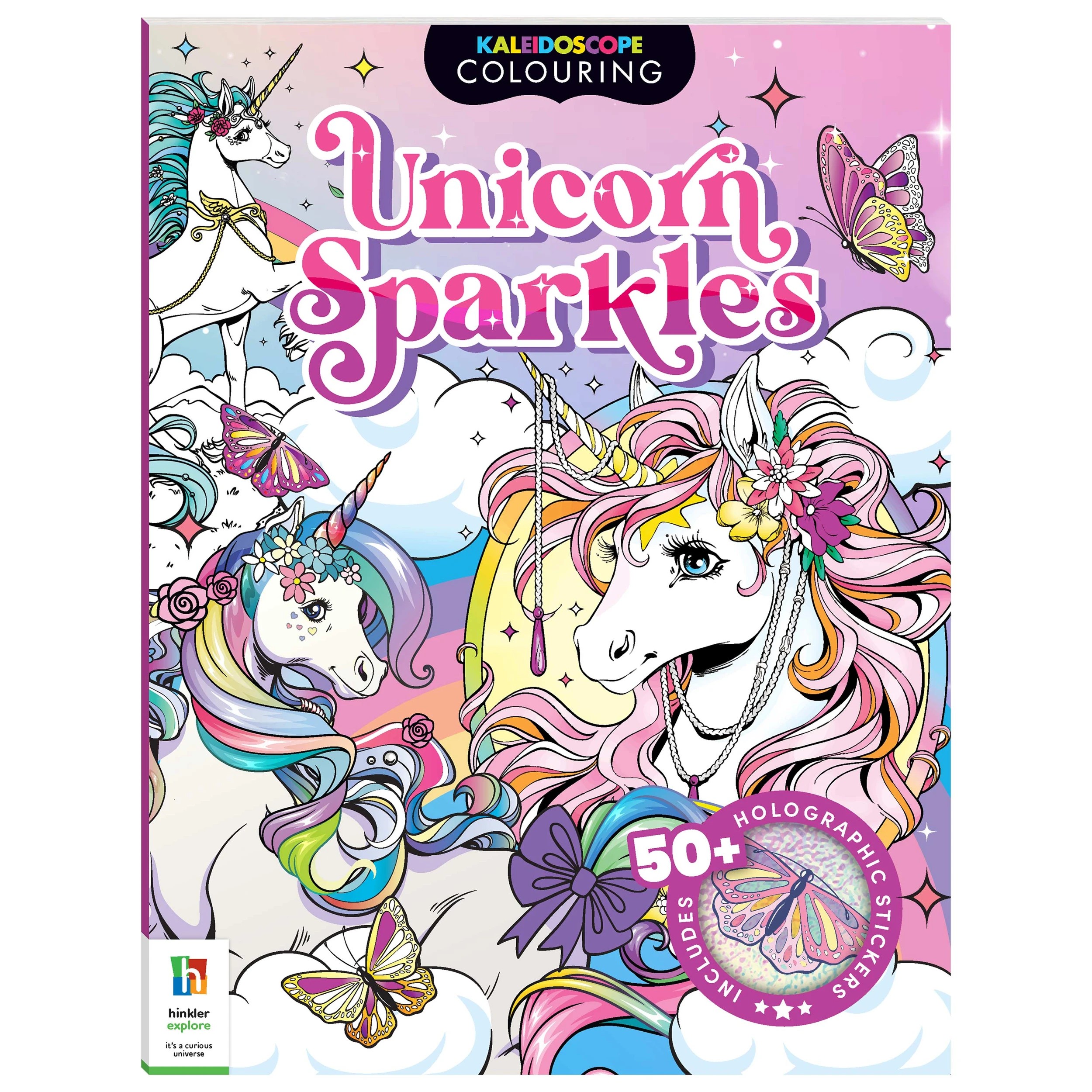 1 Kaleidoscope Colouring: Unicorn Sparkles - Book, 1 of 5