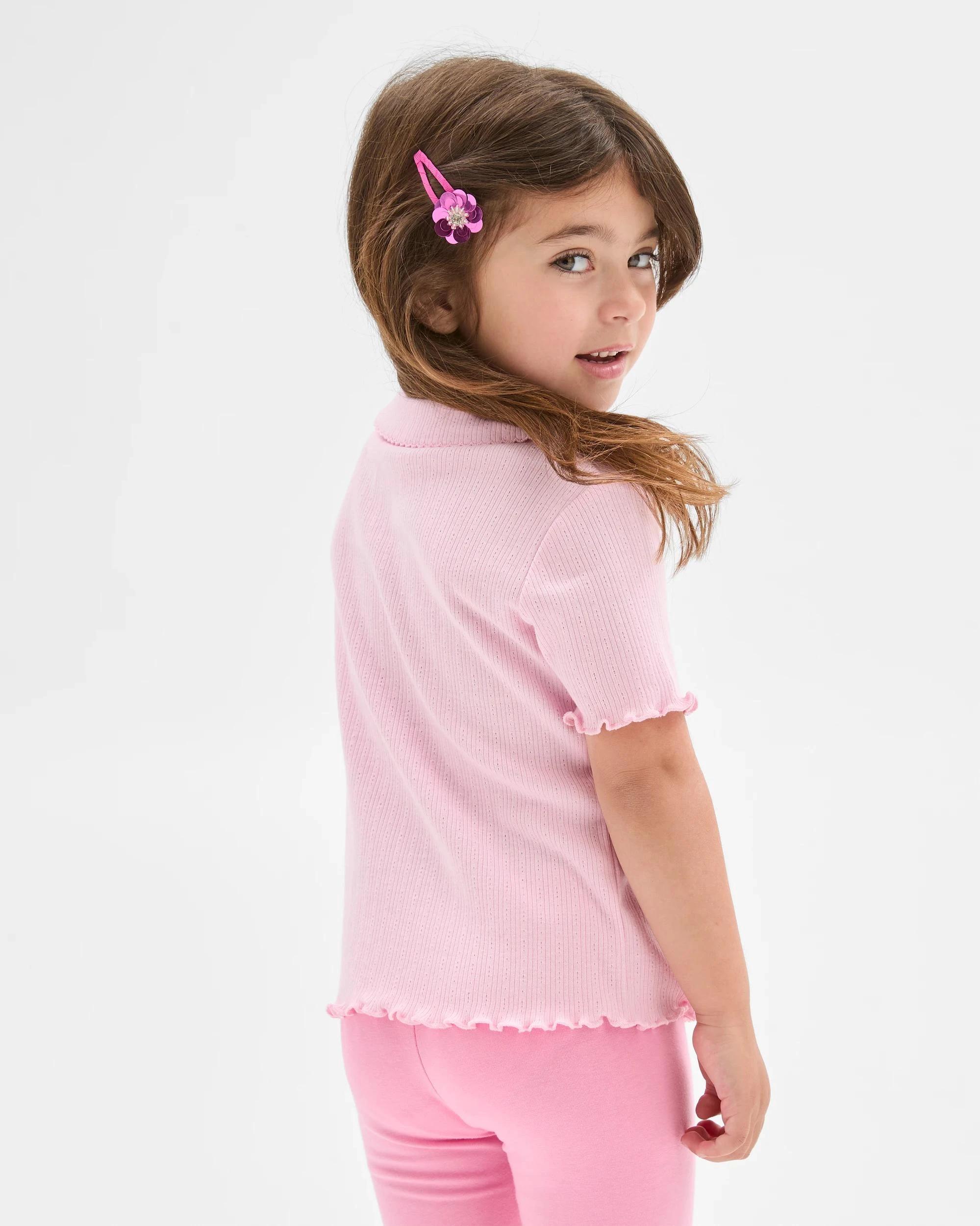 3 Australian Cotton Barbie Fashion Knit Top PINK, 3 of 5