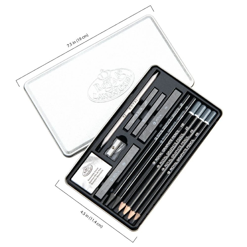 3 Royal & Langnickel Sketching Set 14 Piece, 3 of 6
