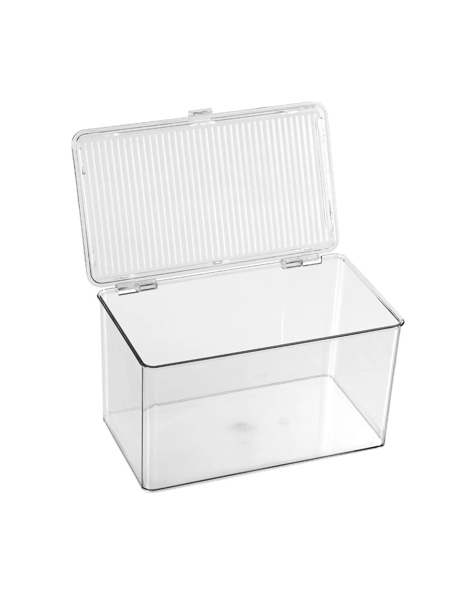 5 Boxsweden Crystal 5l Hinged Container 27.5cm Home Storage Box With Lid Included
 - Clear, 5 of 8