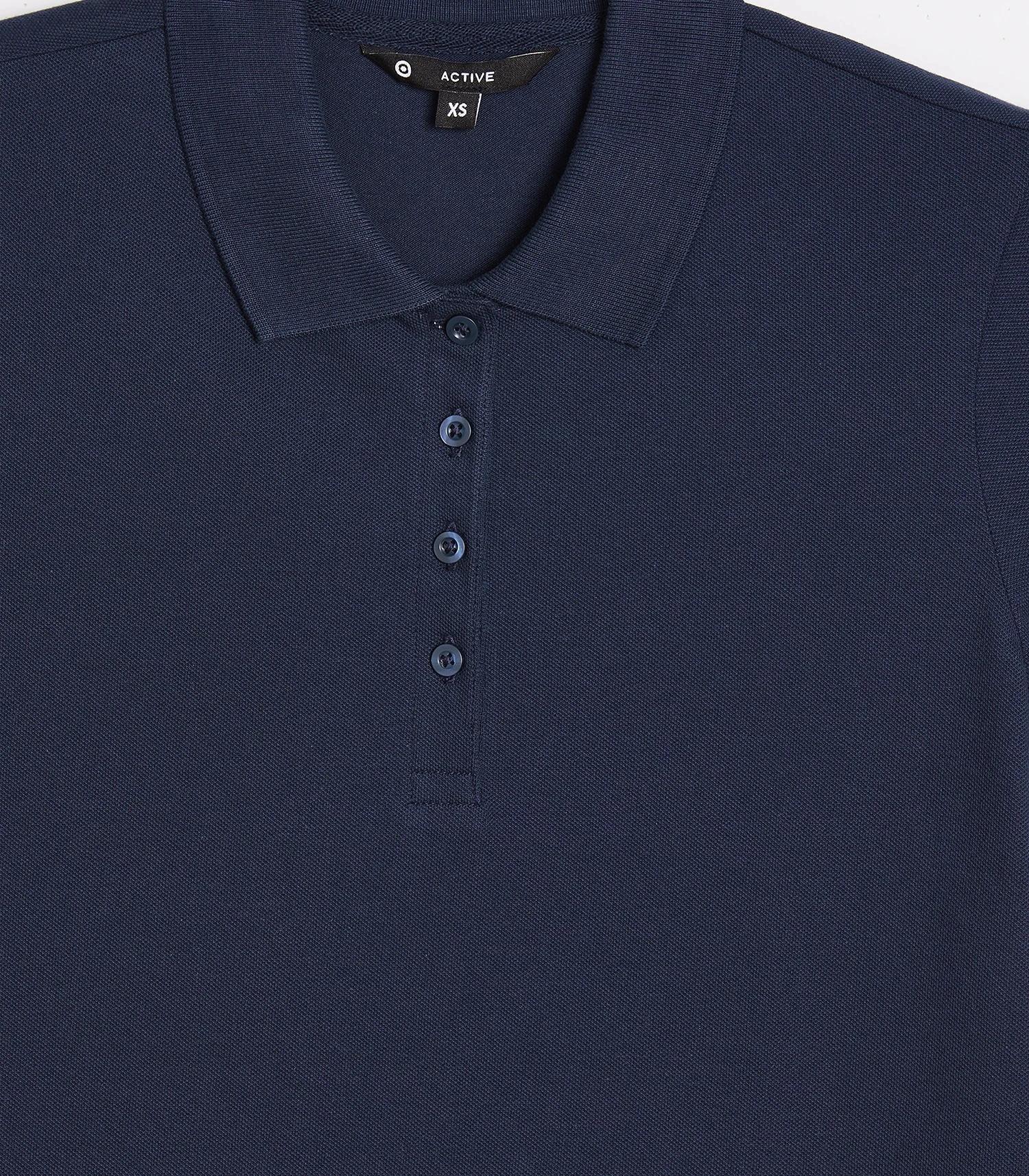 6 Target Active Pique Polo T-Shirt NAVY BLUE, 6 of 6