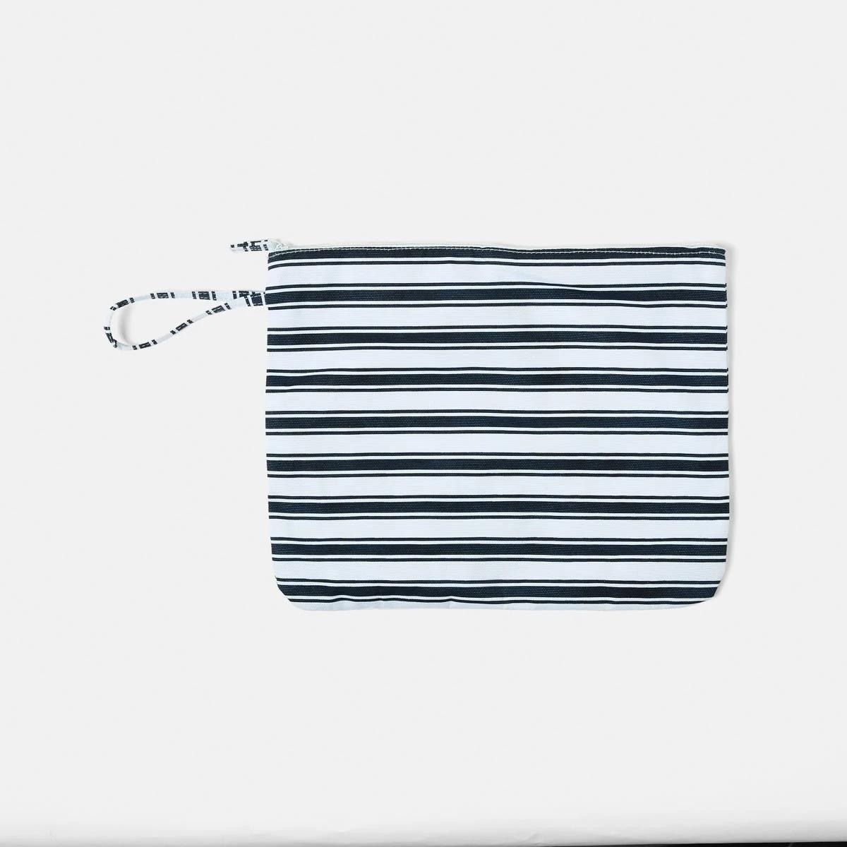 1 Large Bikini Bag NAVY STRIPE NAVY BLAZER, 1 of 4
