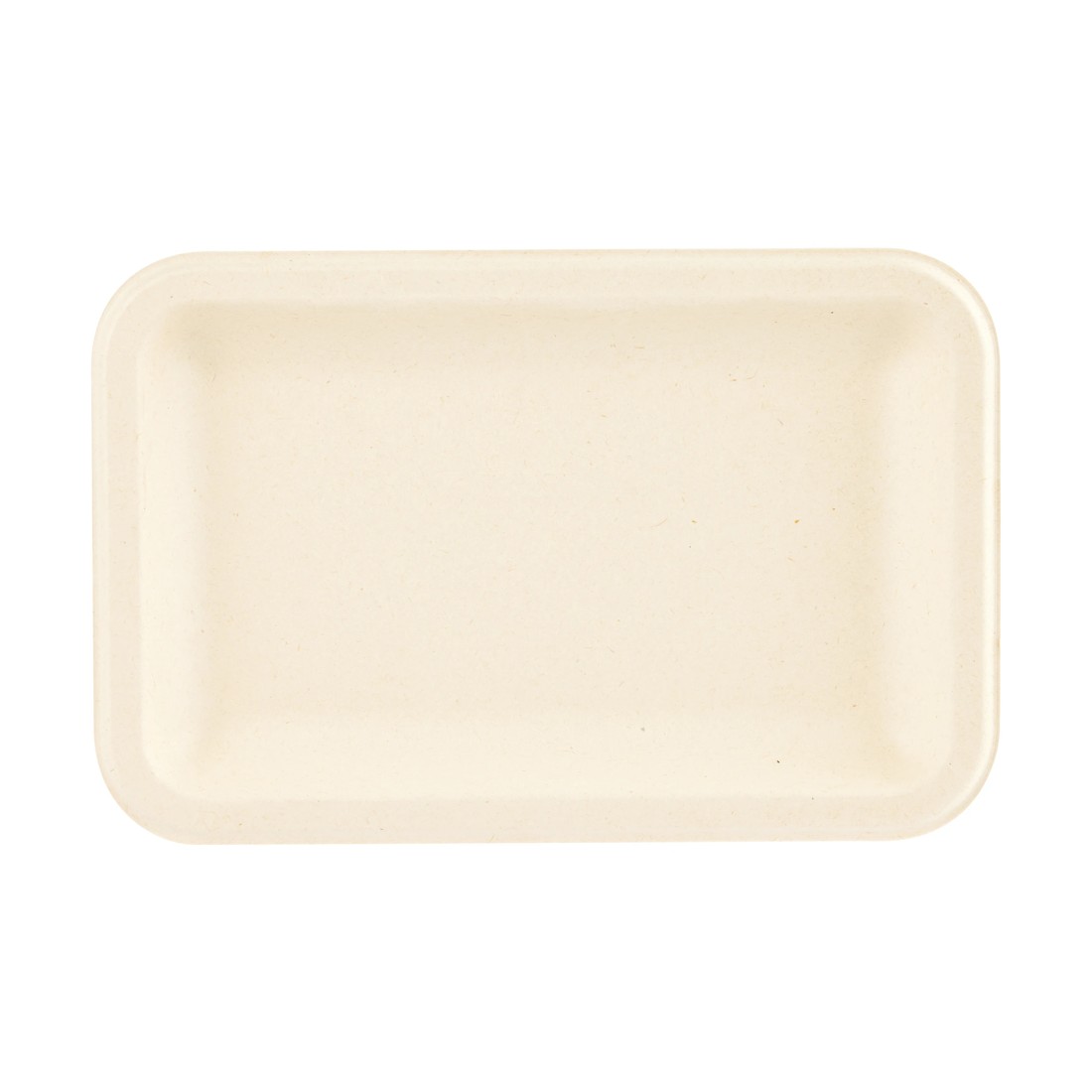 1 12 Piece Sugarcane Pulp Rectangle Plates, 1 of 4