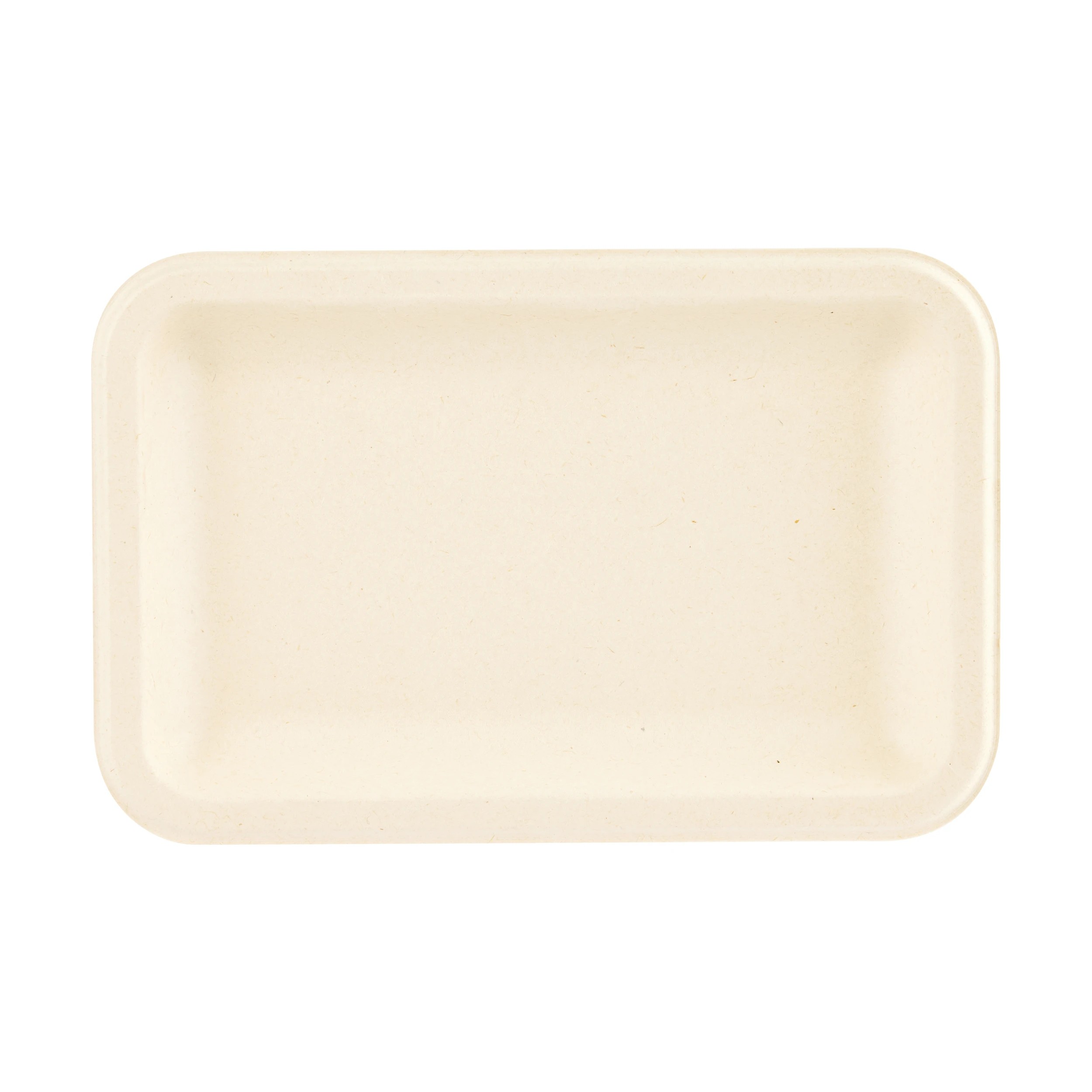 1 12 Piece Sugarcane Pulp Rectangle Plates, 1 of 4