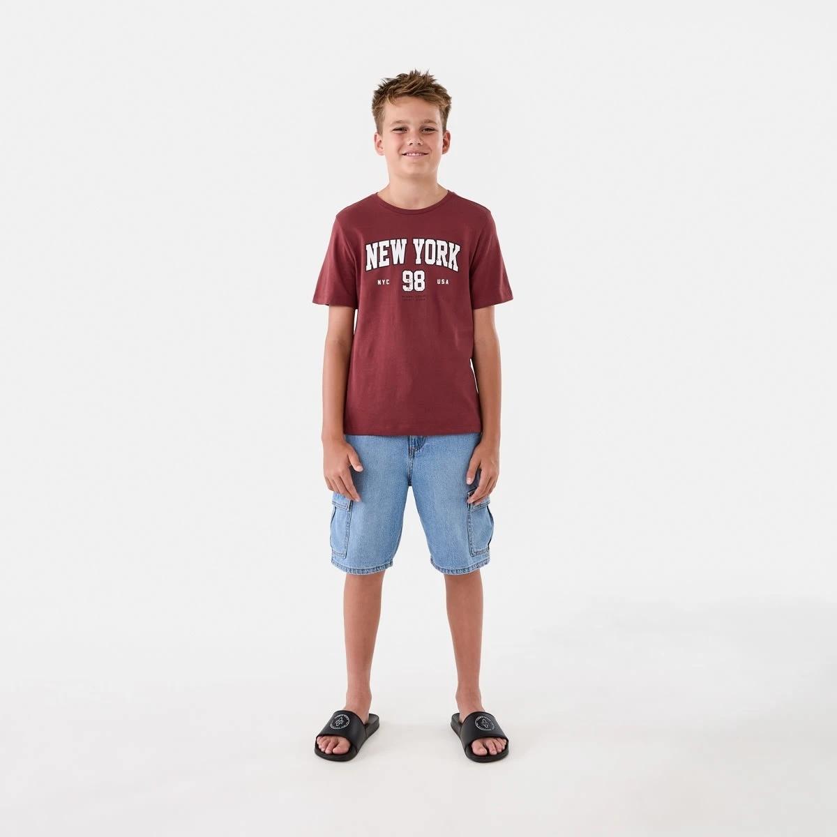 5 Short Sleeve Print T-shirt Red Nyvars, 5 of 8