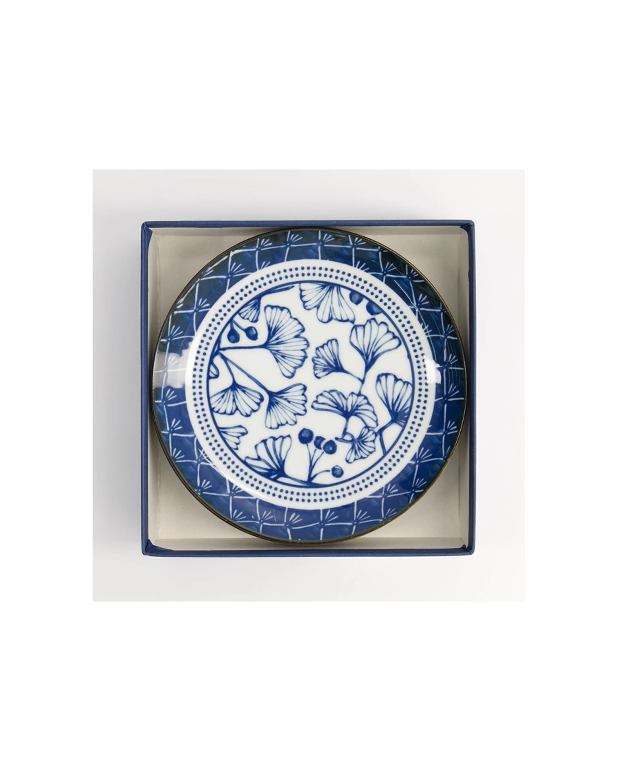 3 Tokyo Design 4pc Studio Flora Japonica Plate Set 16cm Mixed - Blue, 3 of 5