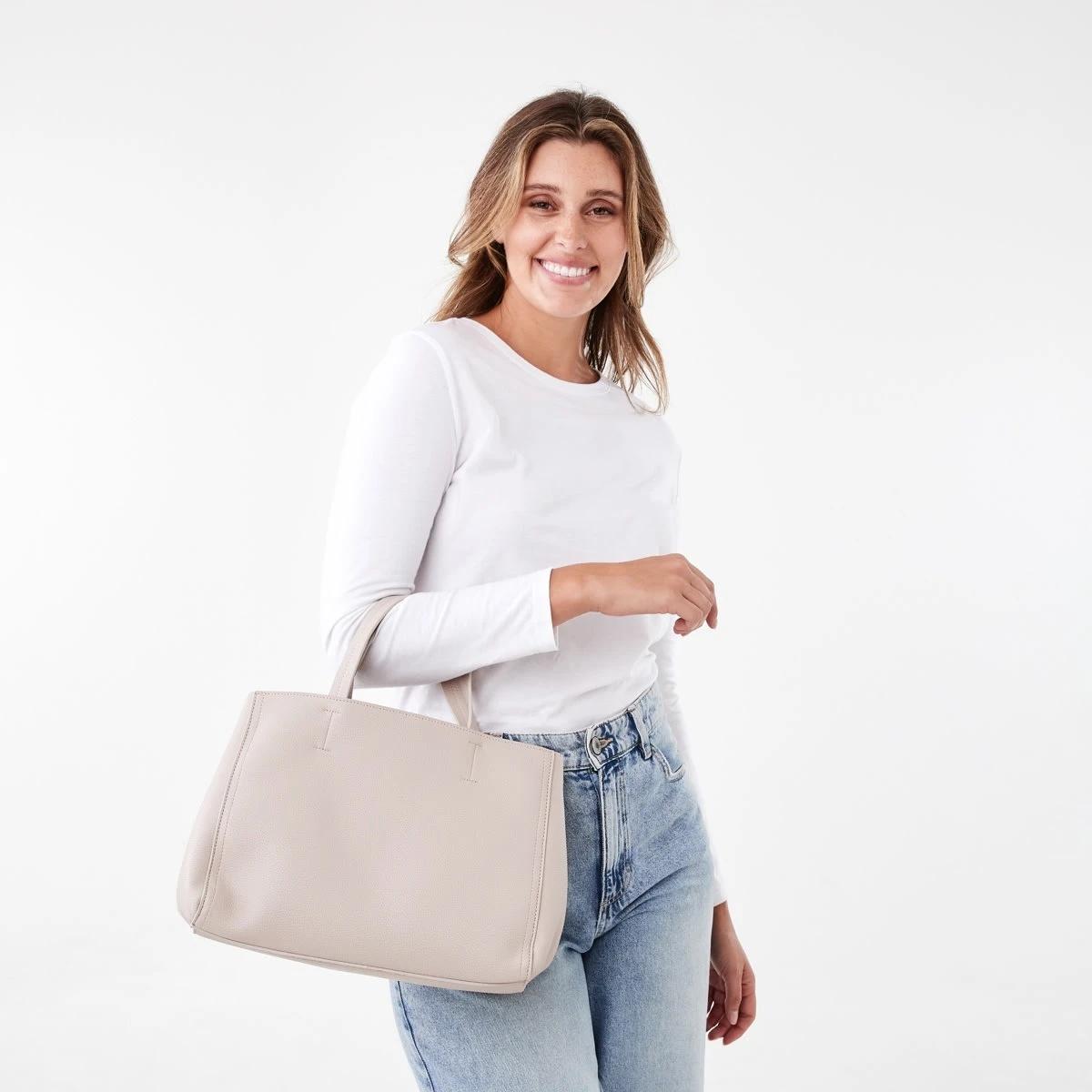 7 Tote Bag SMOKEY TAUPE, 7 of 7