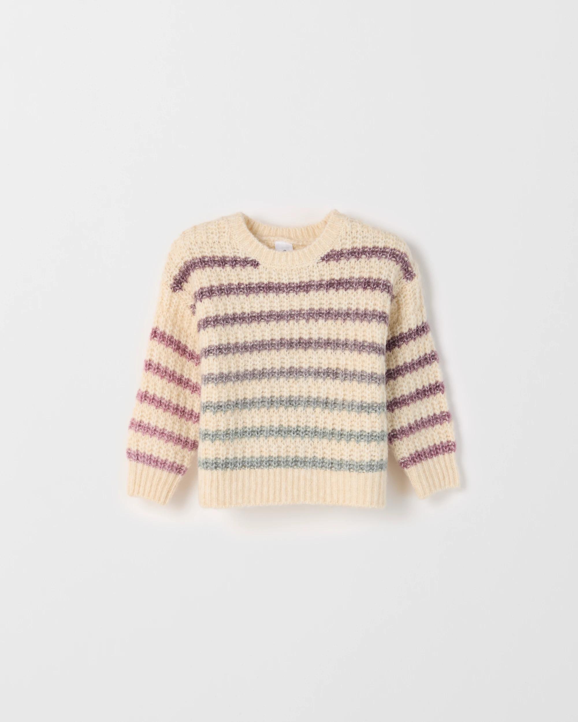 1 Target Kids Long Sleeve Gradient Stripe Knit Jumper RAINBOW STRIPE MULTI, 1 of 1