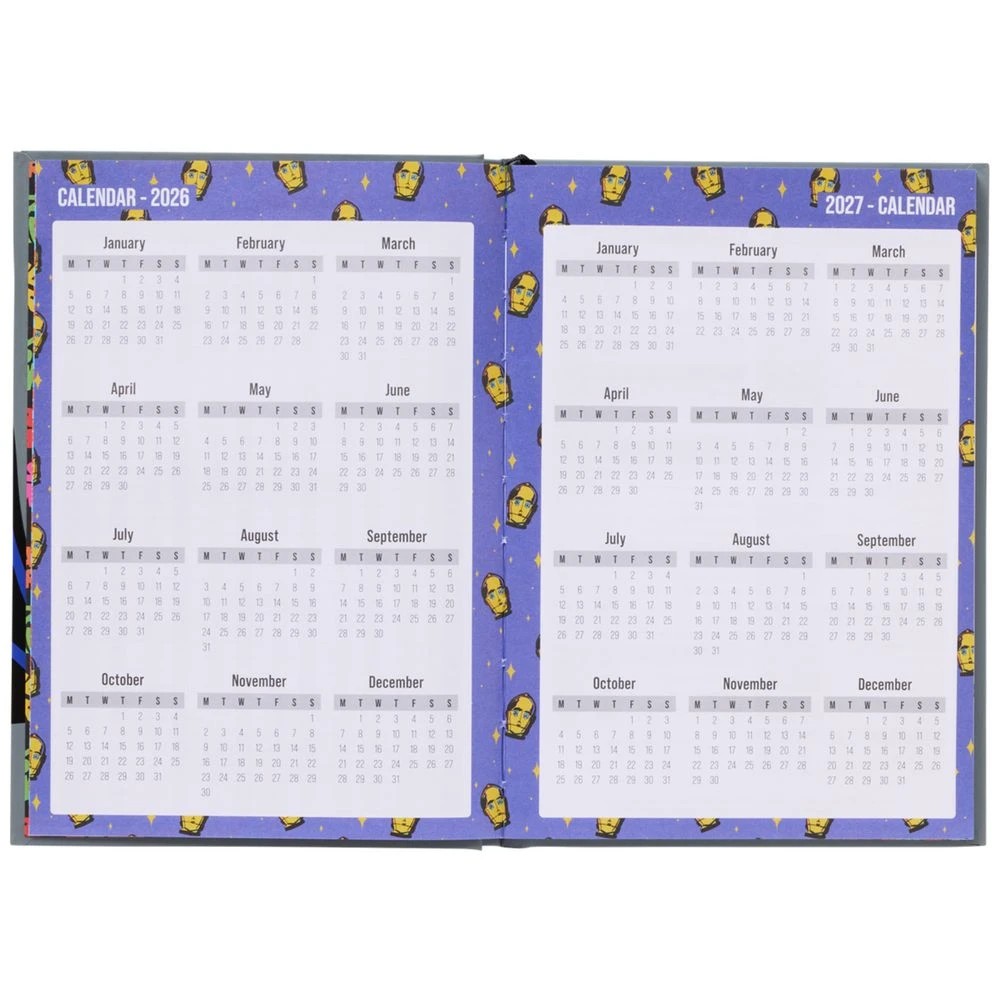 4 Star Wars A5 Week to View Diary FY26/27, 4 of 6