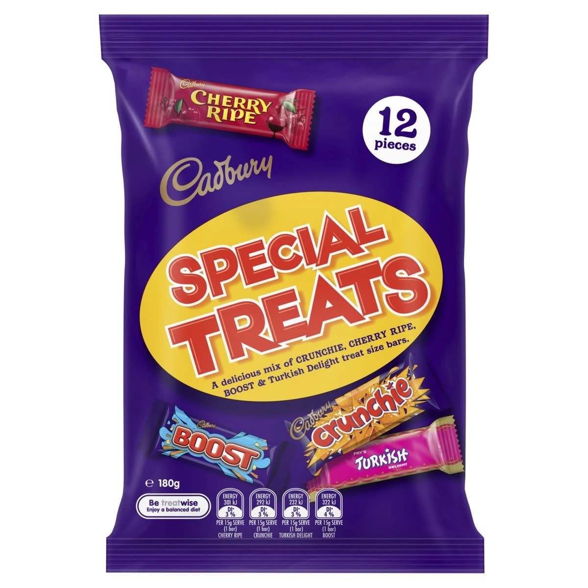 1 Cadbury Special Treats Chocolate Share Pack 12 Pieces 180g, 1 of 2