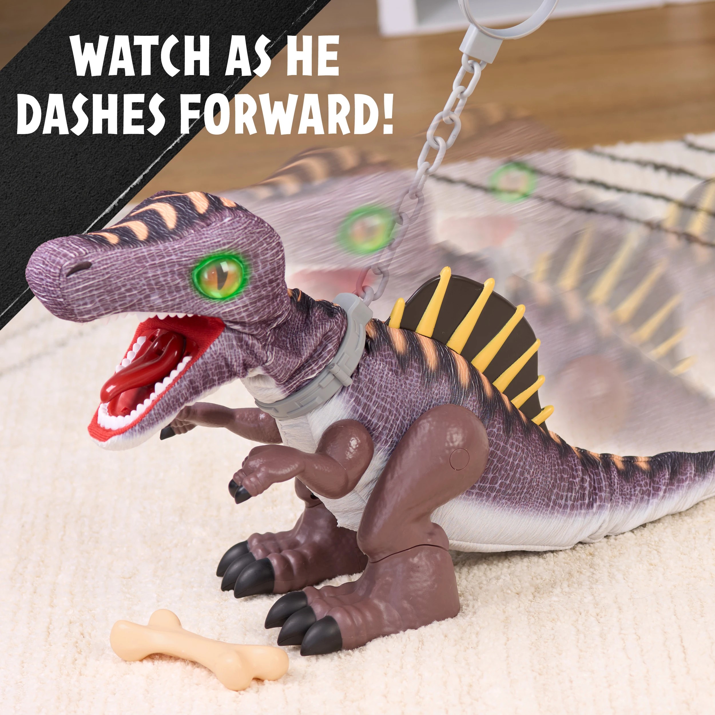 6 Jurassic World Spinosaurus Unleashed Interactive Dinosaur Toy, 6 of 7