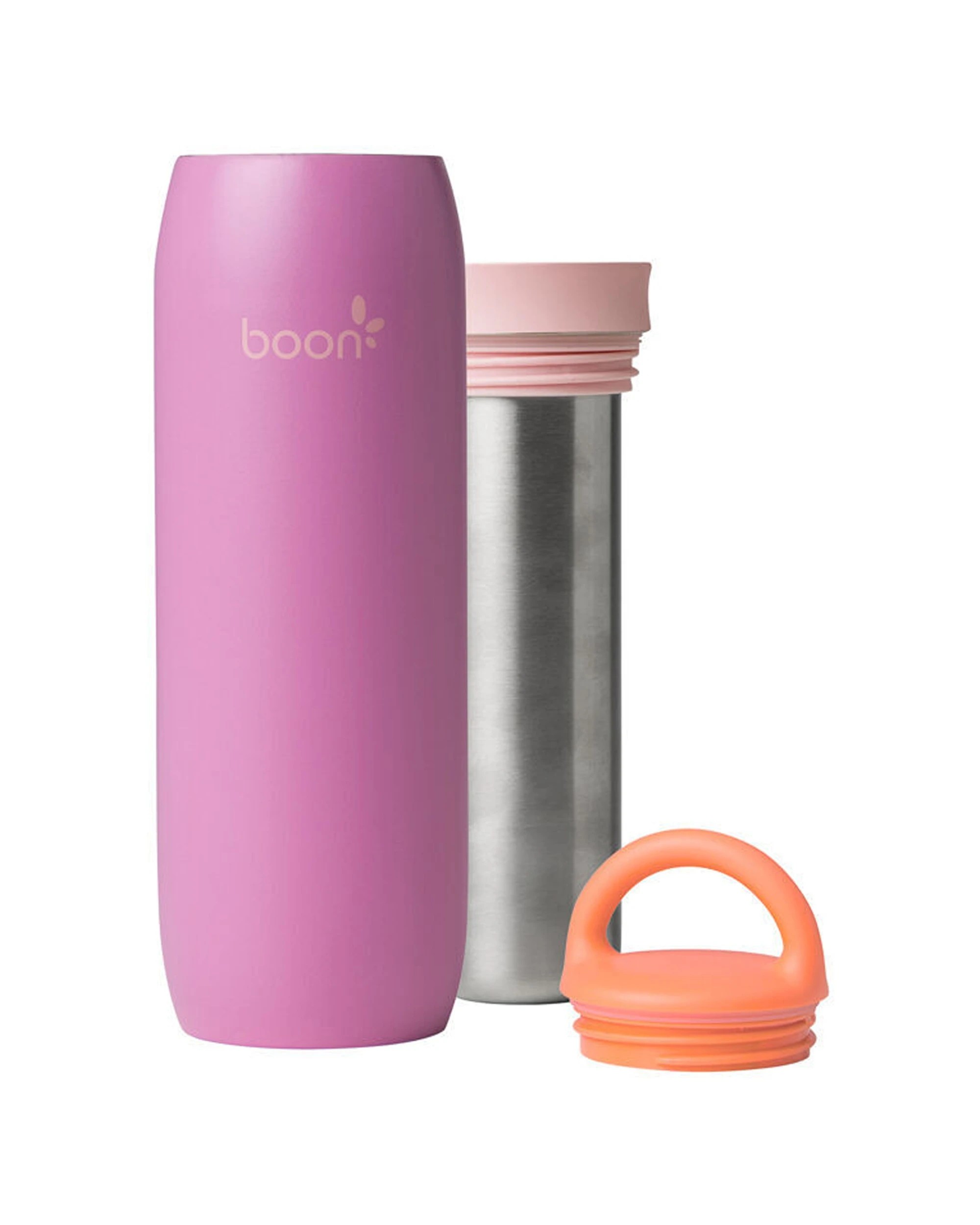 6 Boon Frosh Stainless Steel Breast Milk Storage Flask/Container 2PK 700ml - Purple, 6 of 7
