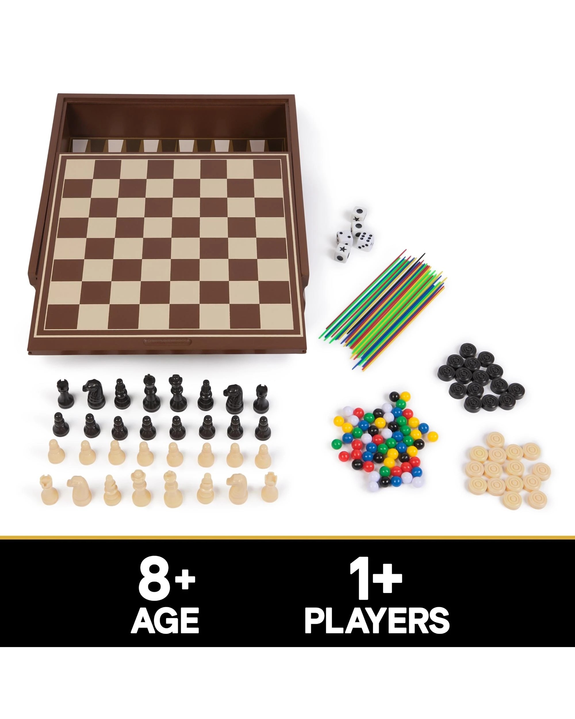 2 Cardinal Classics Family 10-Game Set in Wooden Cabinet, 2 of 10