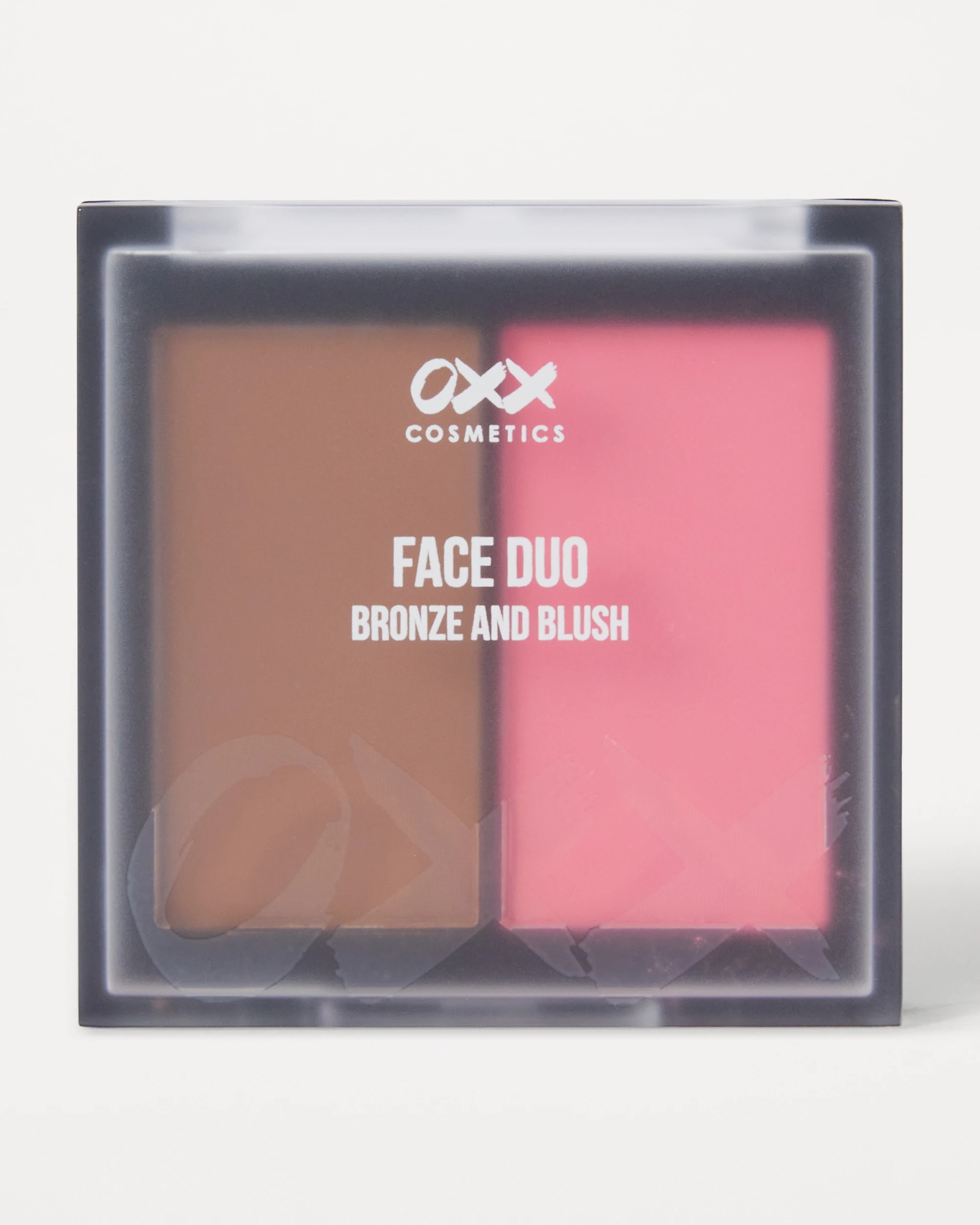 1 OXX Cosmetics Face Duo: Matte Bronze and Blush Duo - Medium Bronze and Pop Pink, 1 of 6