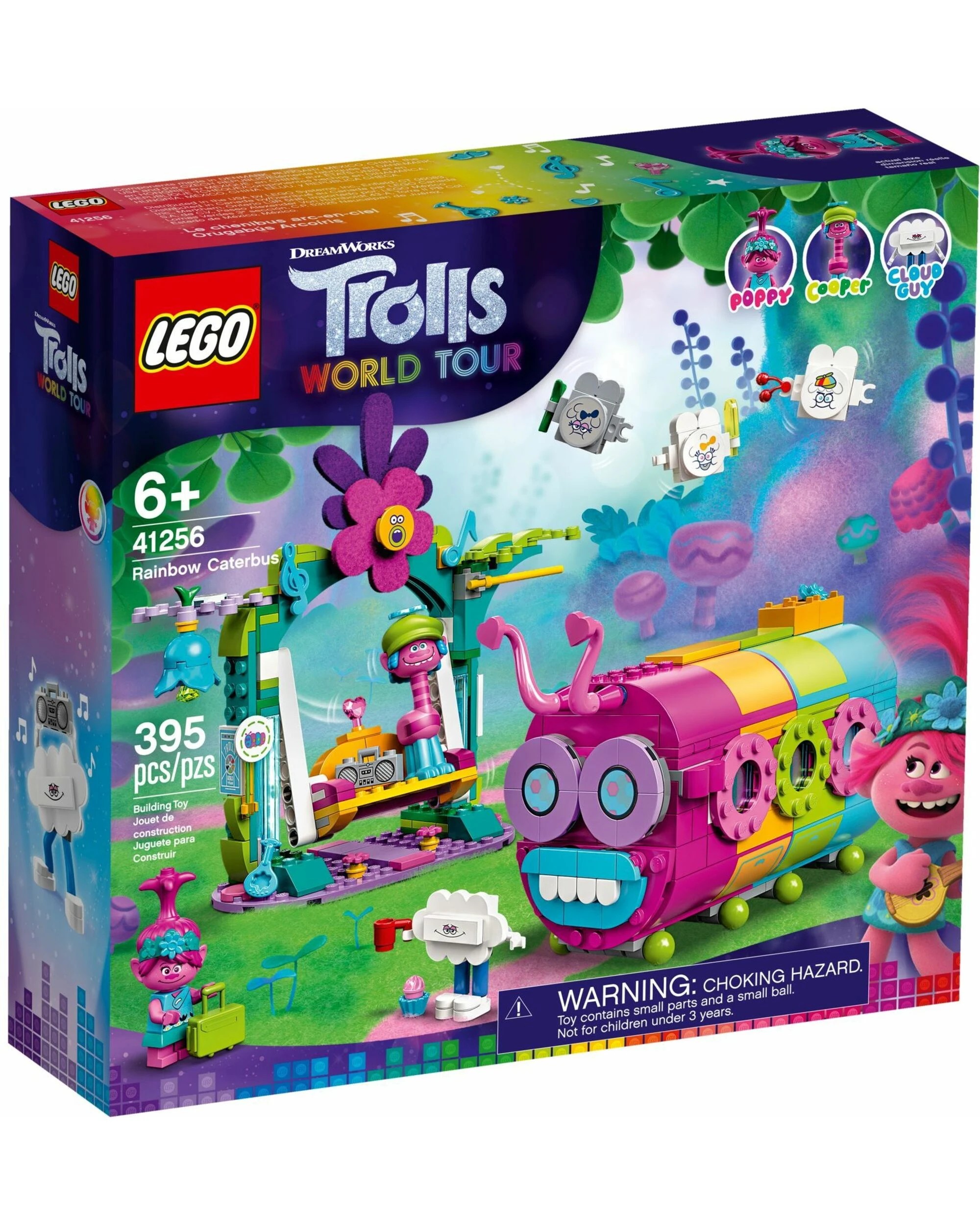 1 LEGO 41256 Trolls World Tour Rainbow Caterbus Building Set, 1 of 5