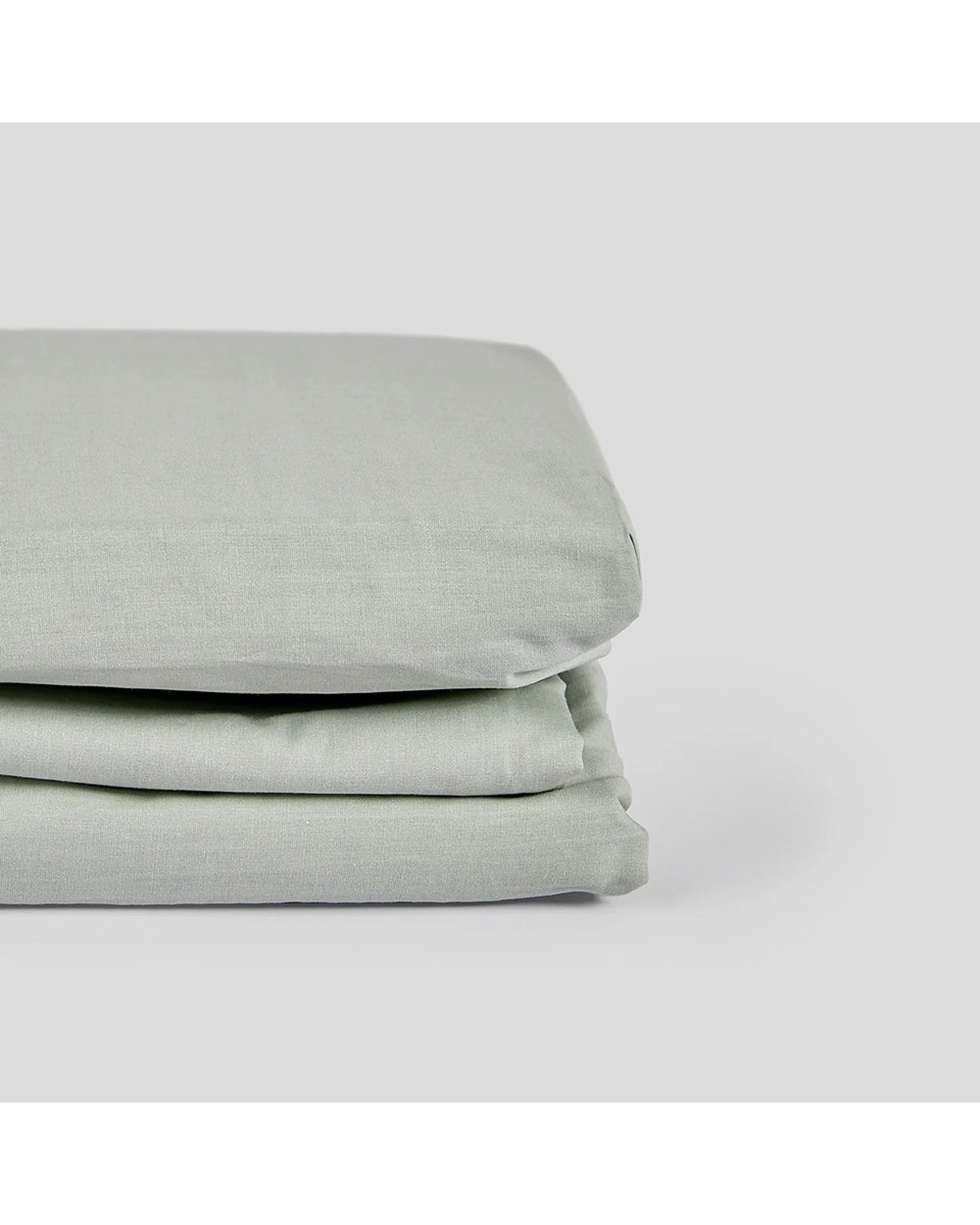 4 Bulbul Home Fitted Sheet & Pillowcase Bedding Set Desert Sage 375TC - King Bed - Green, 4 of 5