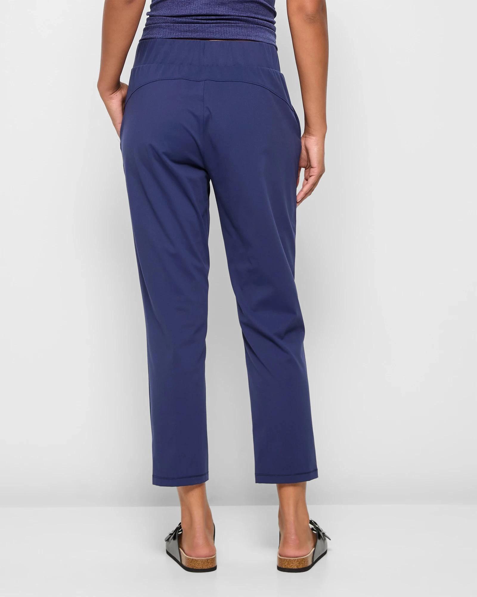 4 Target Active Studio Soft Travel Pants NAVY BLUE, 4 of 5