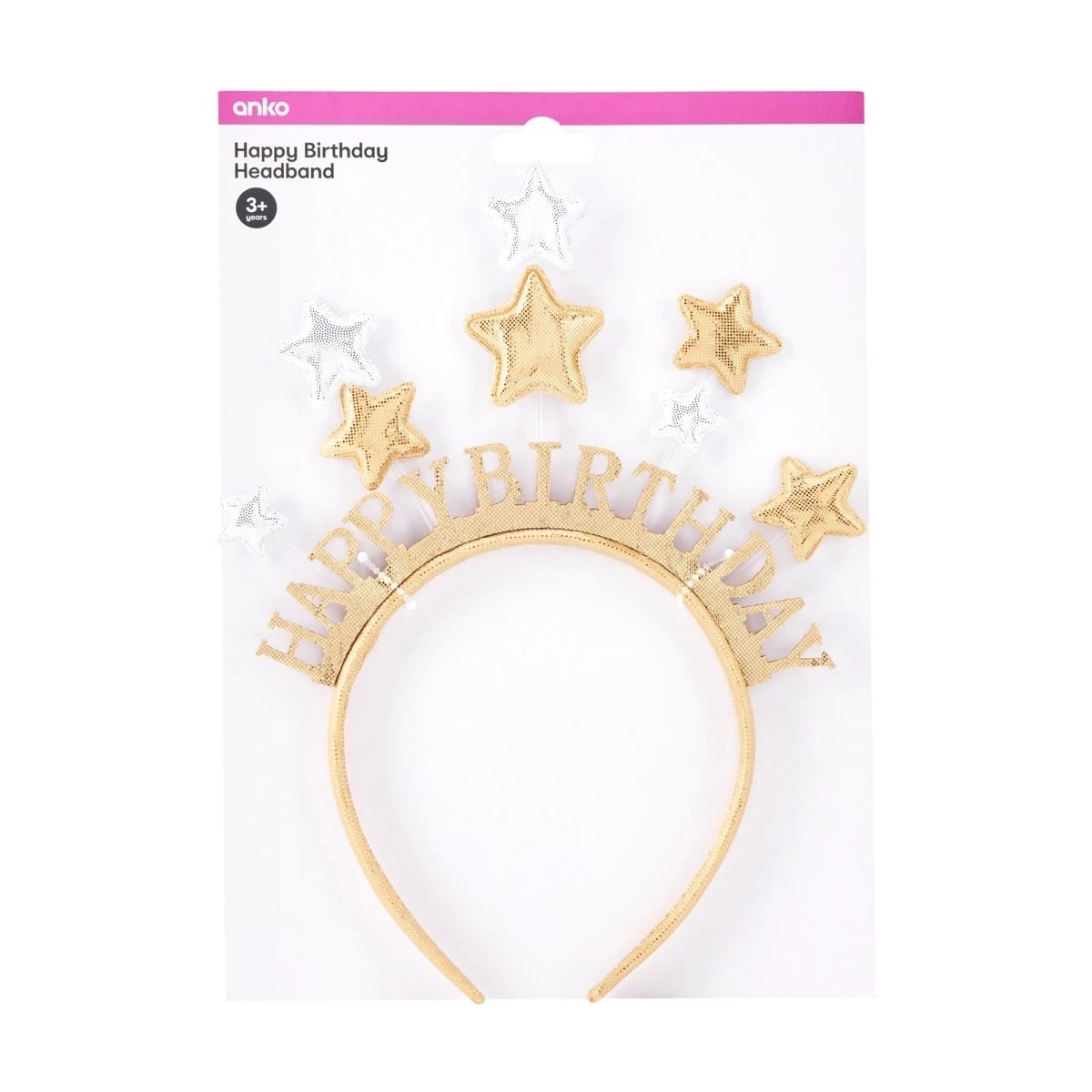 3 Happy Birthday Headband, 3 of 3