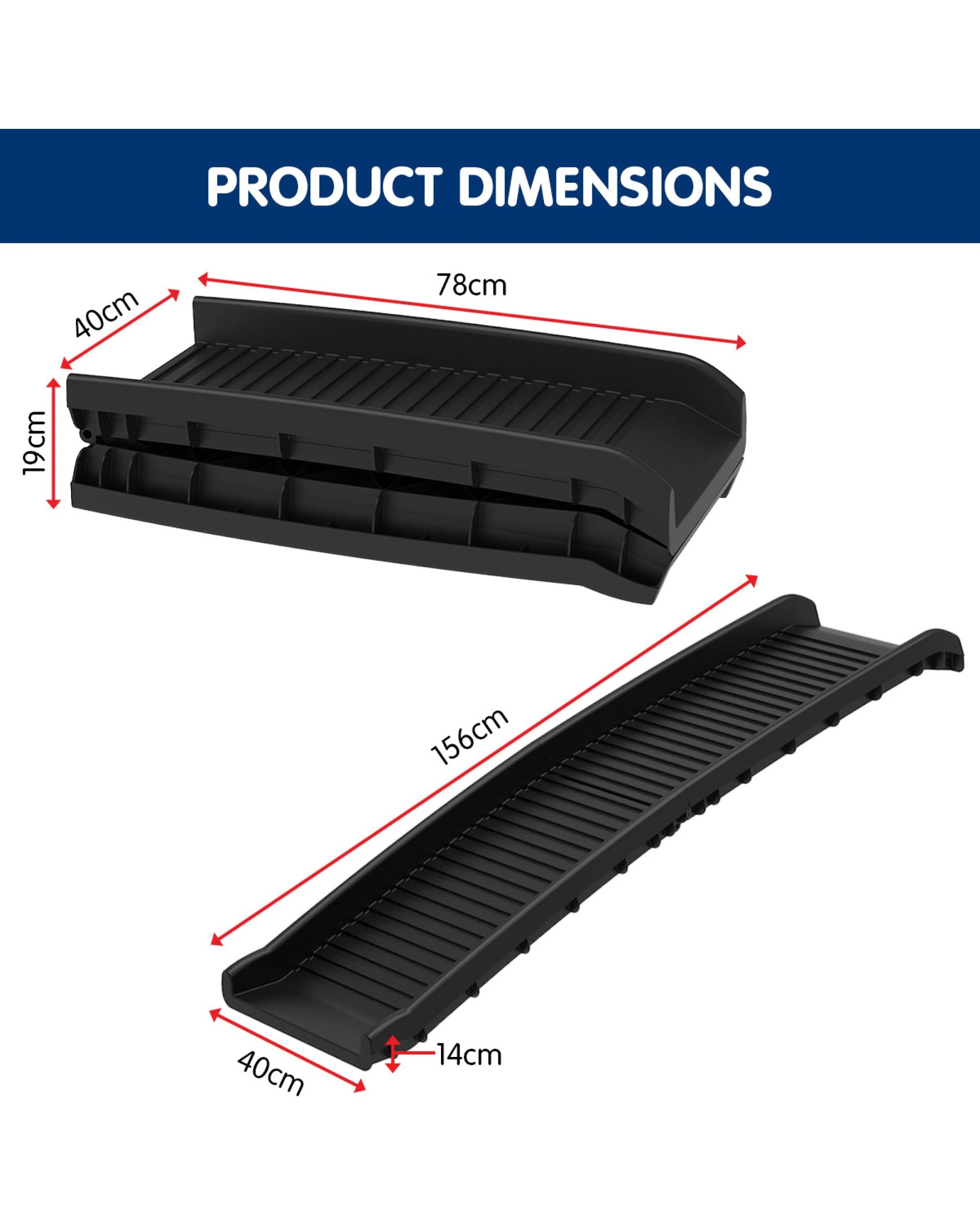 4 Furtastic Foldable Pet Stairs Dog Ladder Cat Ramp for Indoor Outdoor Steps, 4 of 4